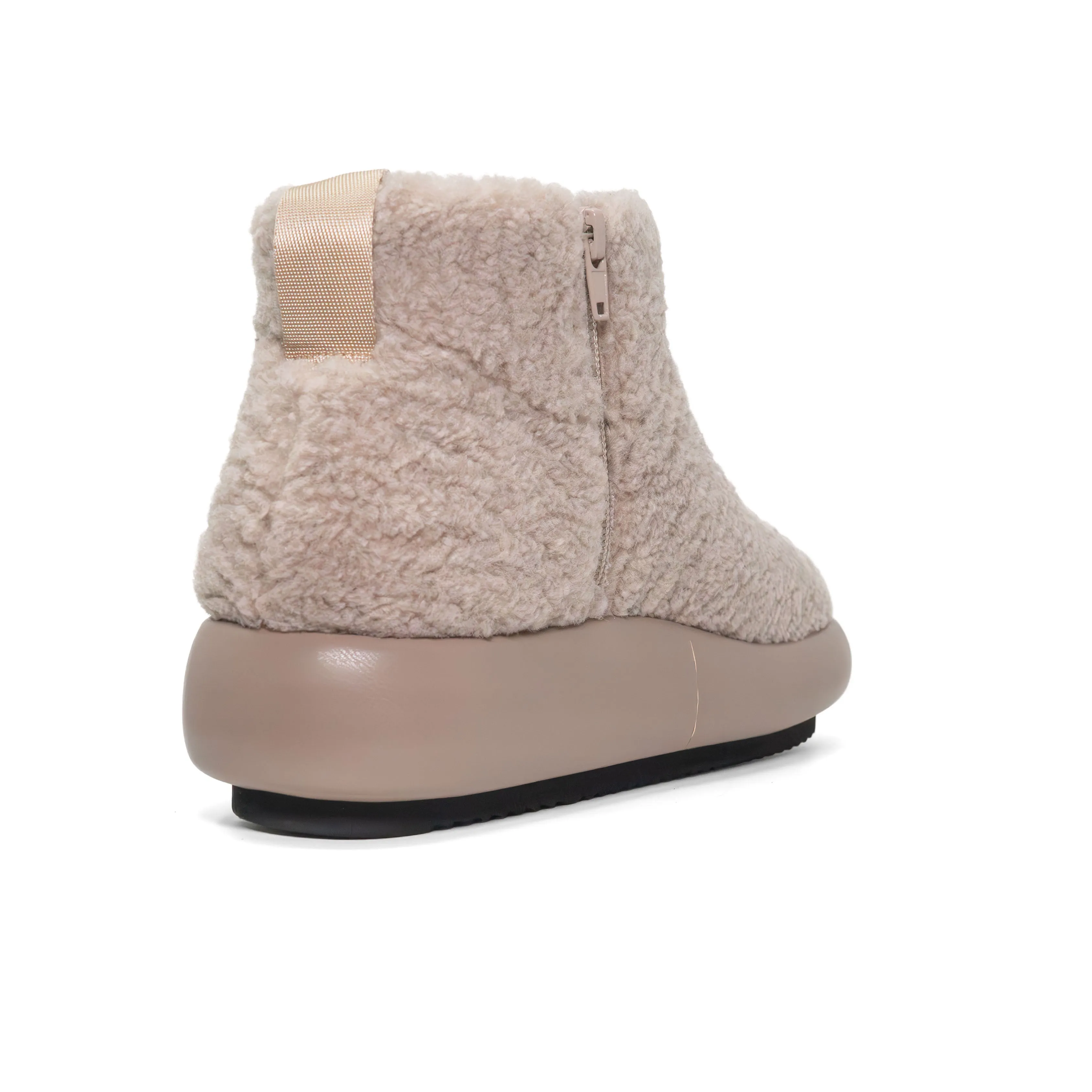 ROAM FUZZY MAGIC MOON BOOTIE CEMENT FAUX SHEARLING