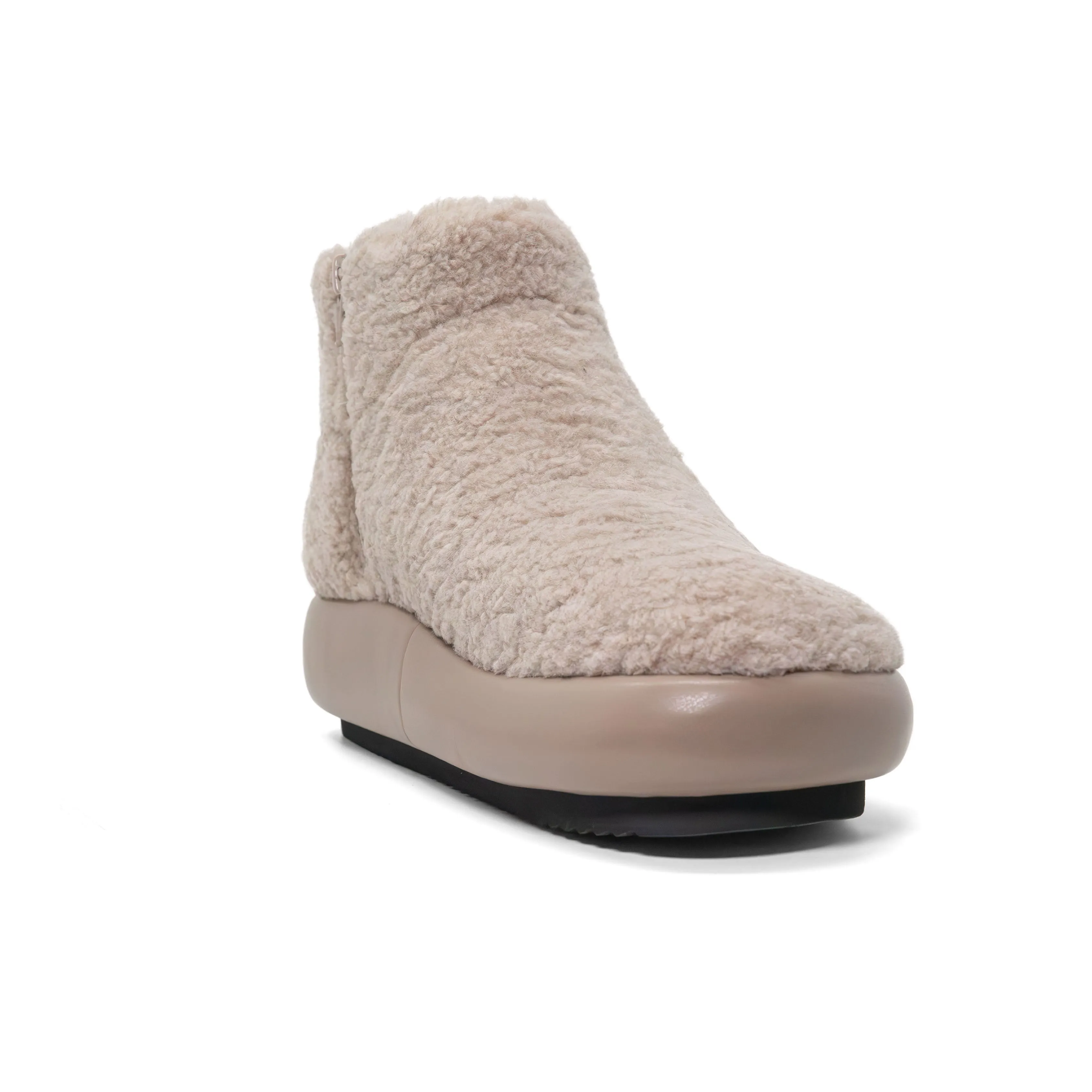ROAM FUZZY MAGIC MOON BOOTIE CEMENT FAUX SHEARLING