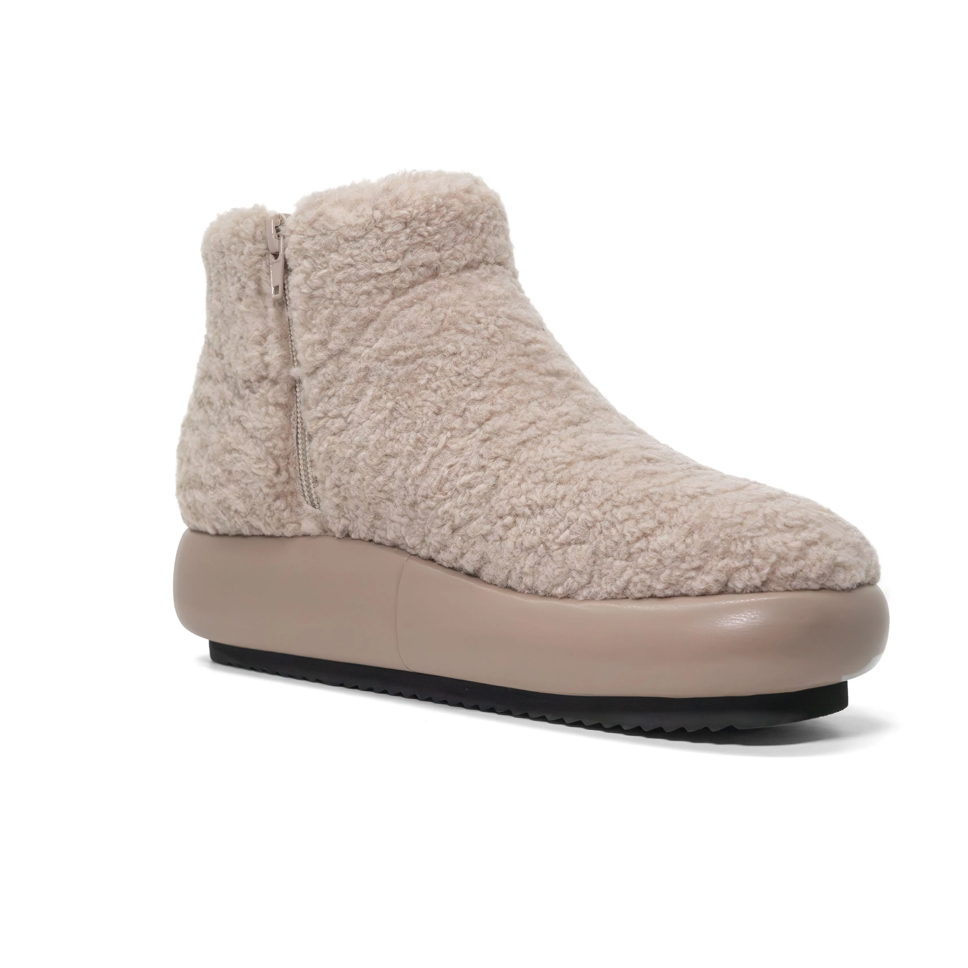 ROAM FUZZY MAGIC MOON BOOTIE CEMENT FAUX SHEARLING