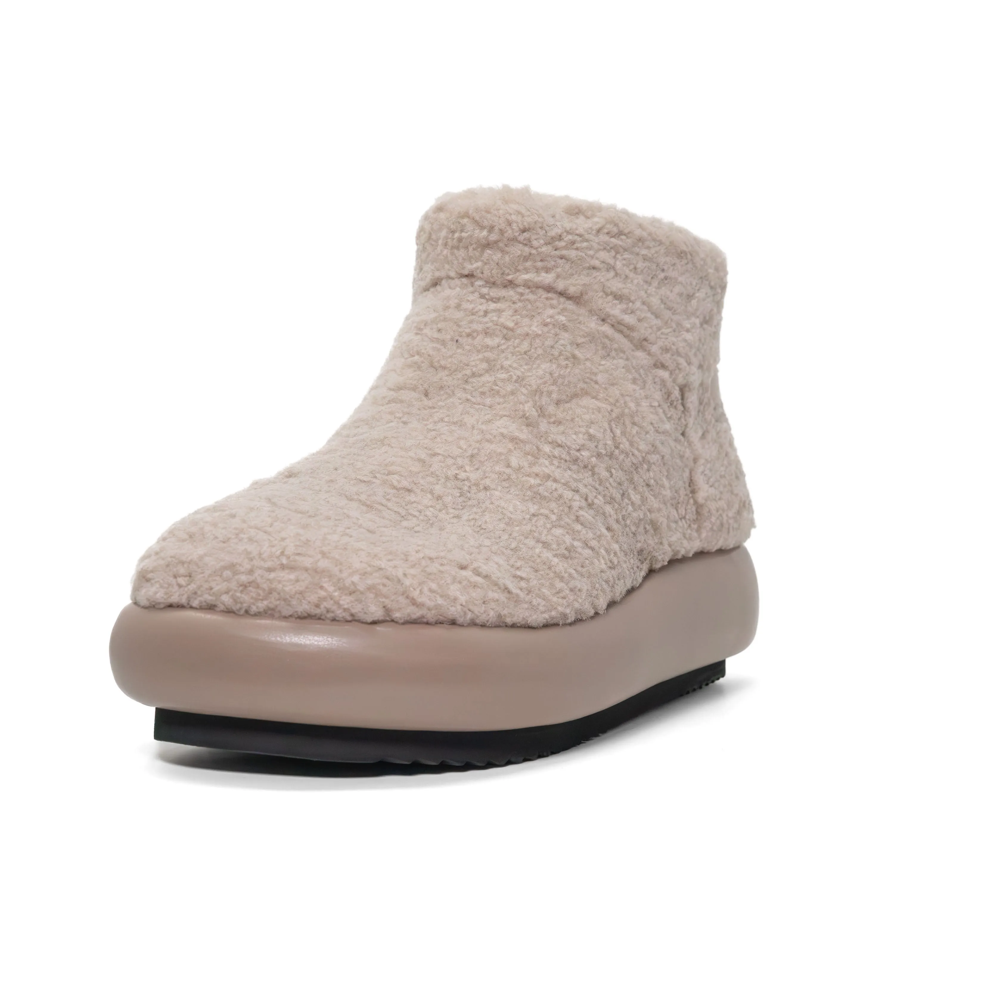 ROAM FUZZY MAGIC MOON BOOTIE CEMENT FAUX SHEARLING