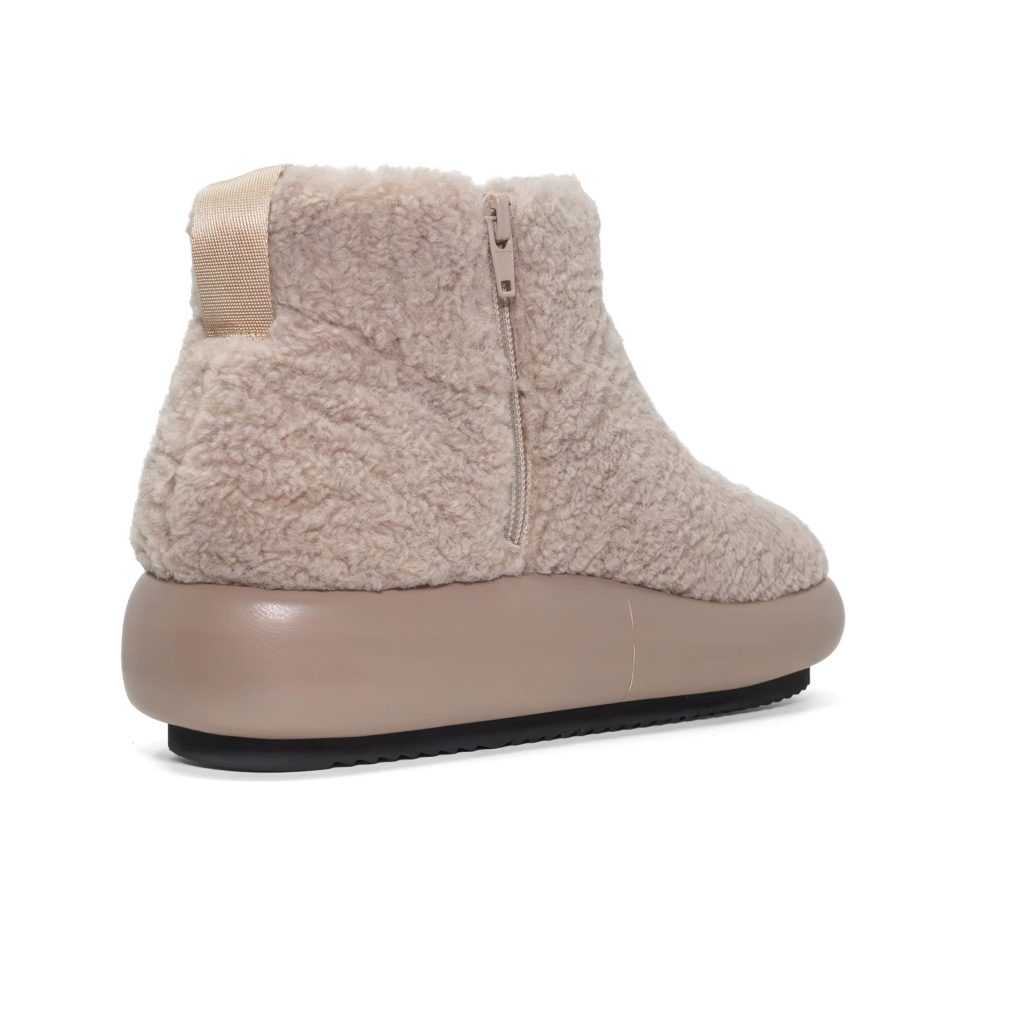 ROAM FUZZY MAGIC MOON BOOTIE CEMENT FAUX SHEARLING