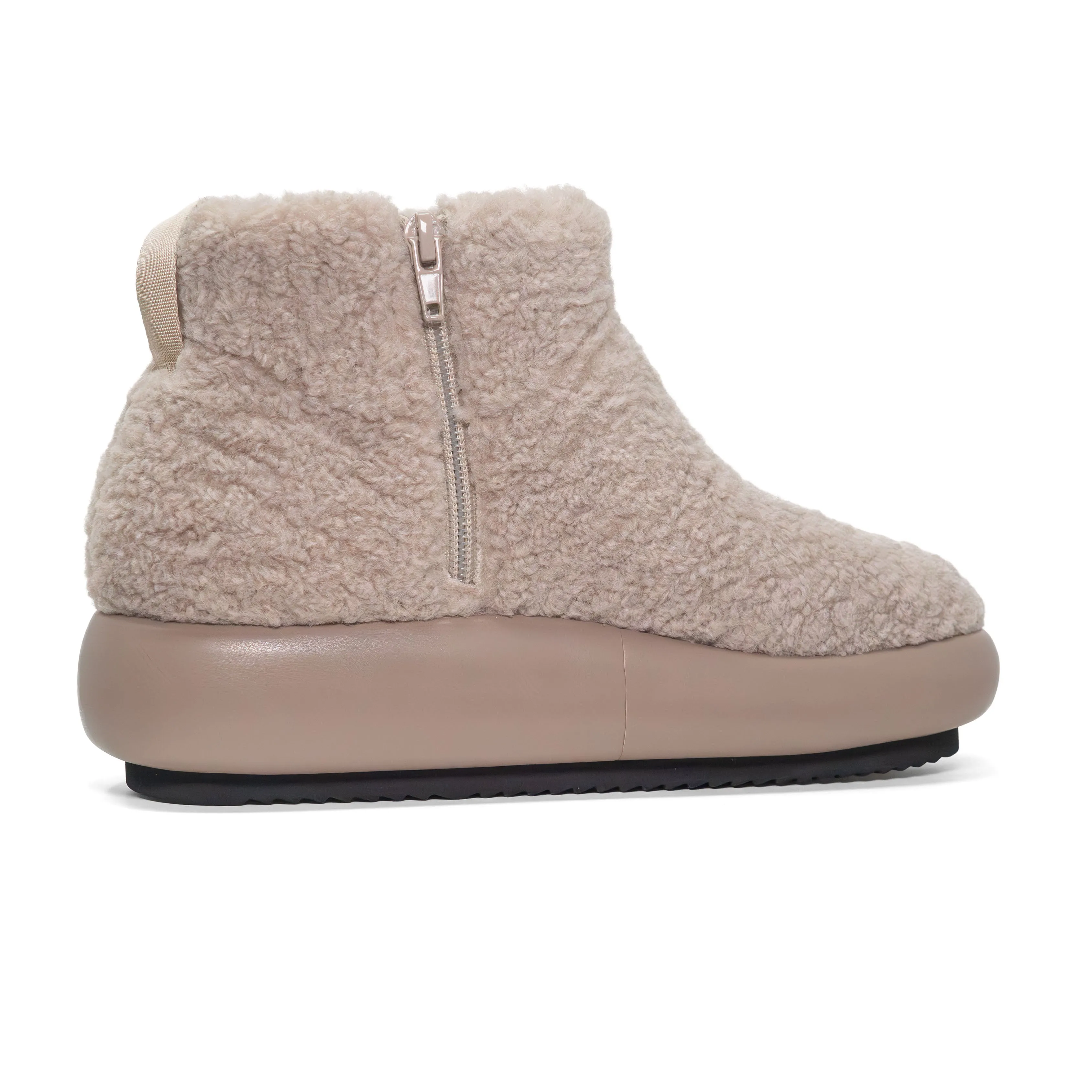 ROAM FUZZY MAGIC MOON BOOTIE CEMENT FAUX SHEARLING