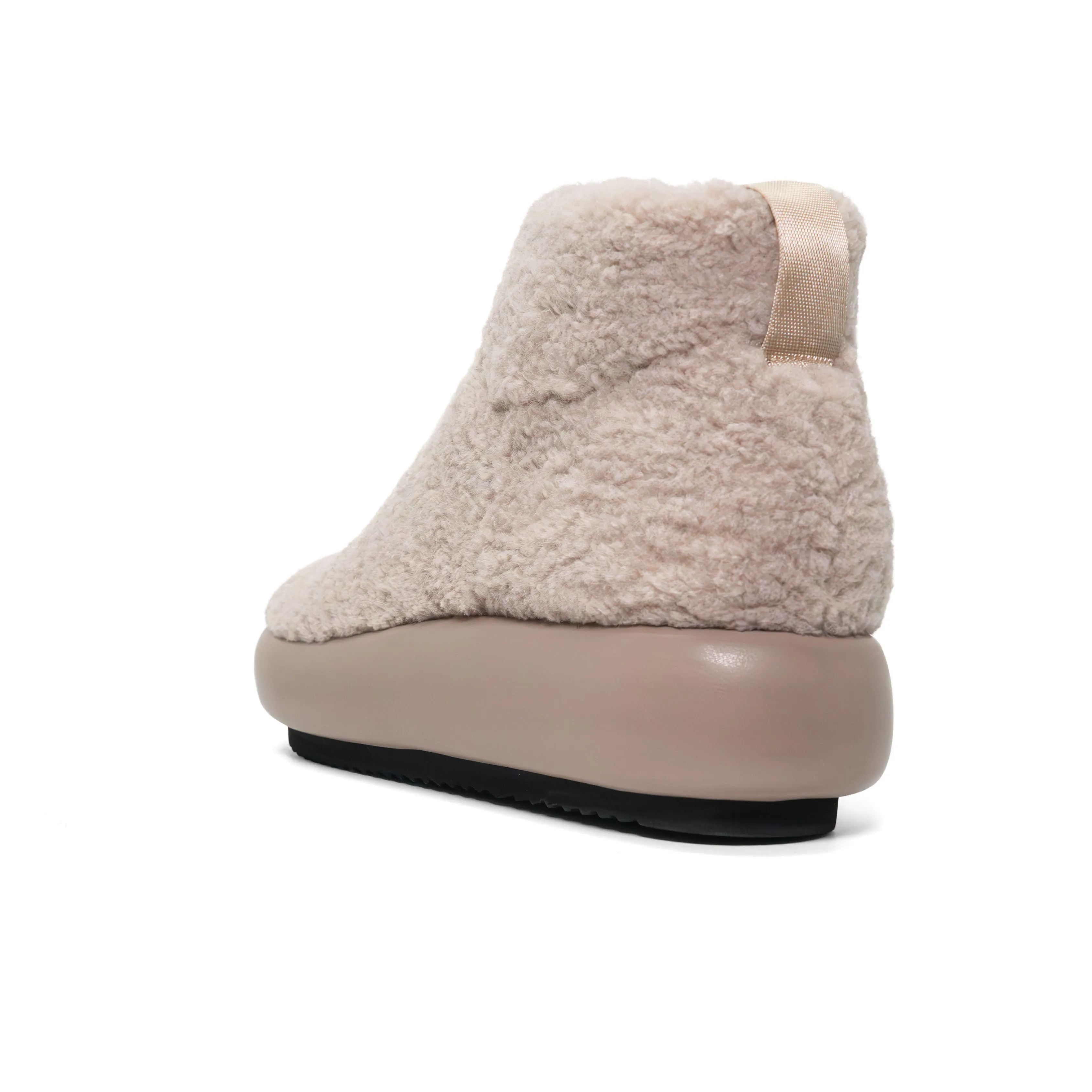 ROAM FUZZY MAGIC MOON BOOTIE CEMENT FAUX SHEARLING