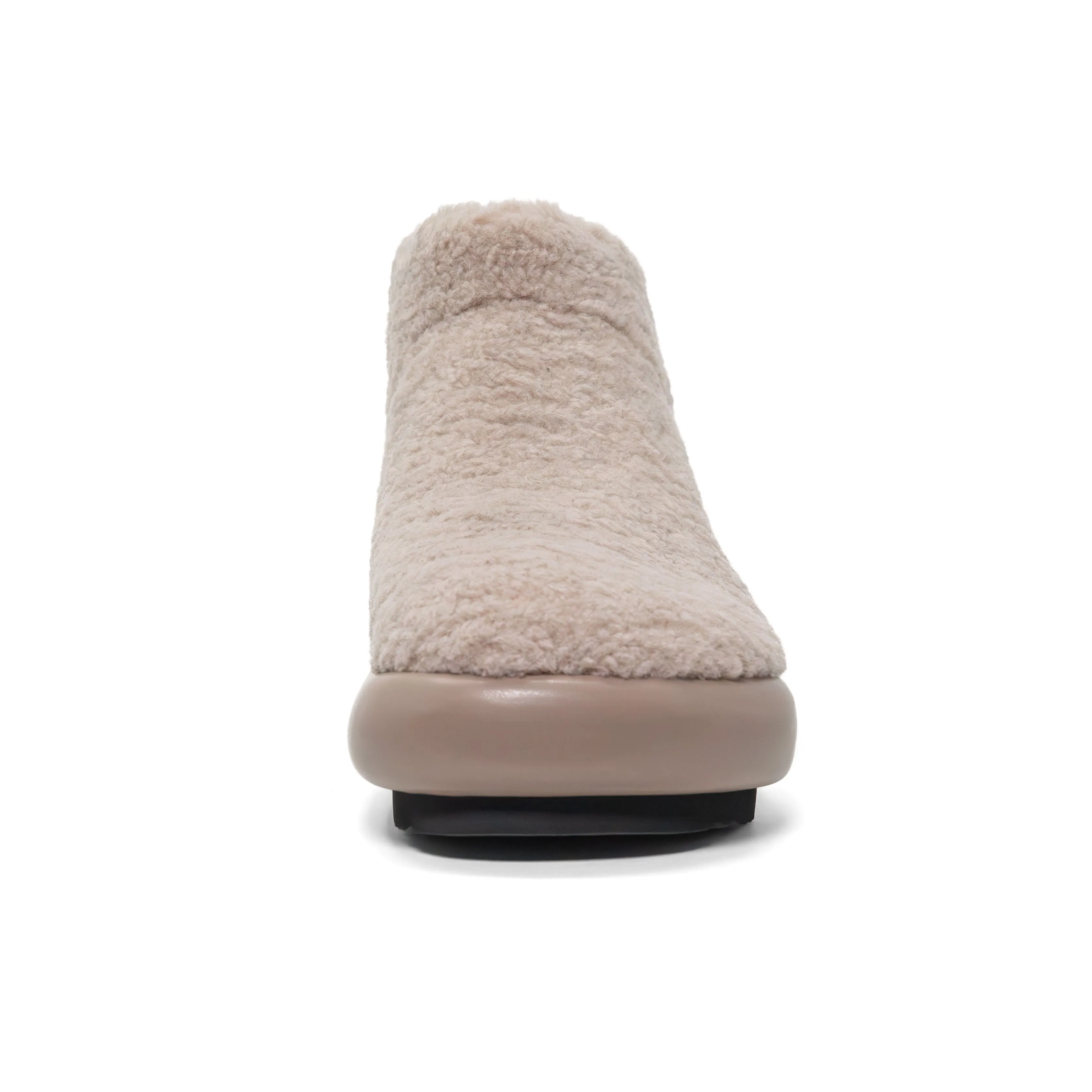 ROAM FUZZY MAGIC MOON BOOTIE CEMENT FAUX SHEARLING