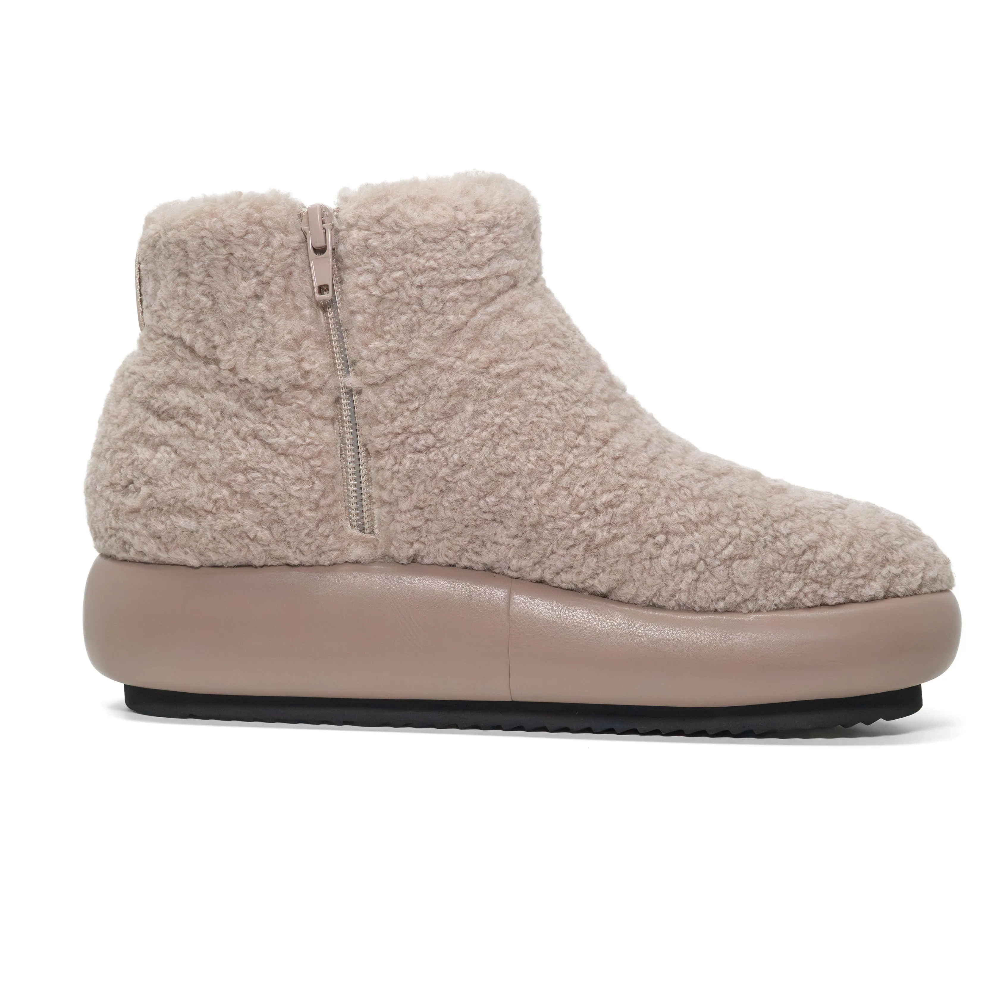 ROAM FUZZY MAGIC MOON BOOTIE CEMENT FAUX SHEARLING