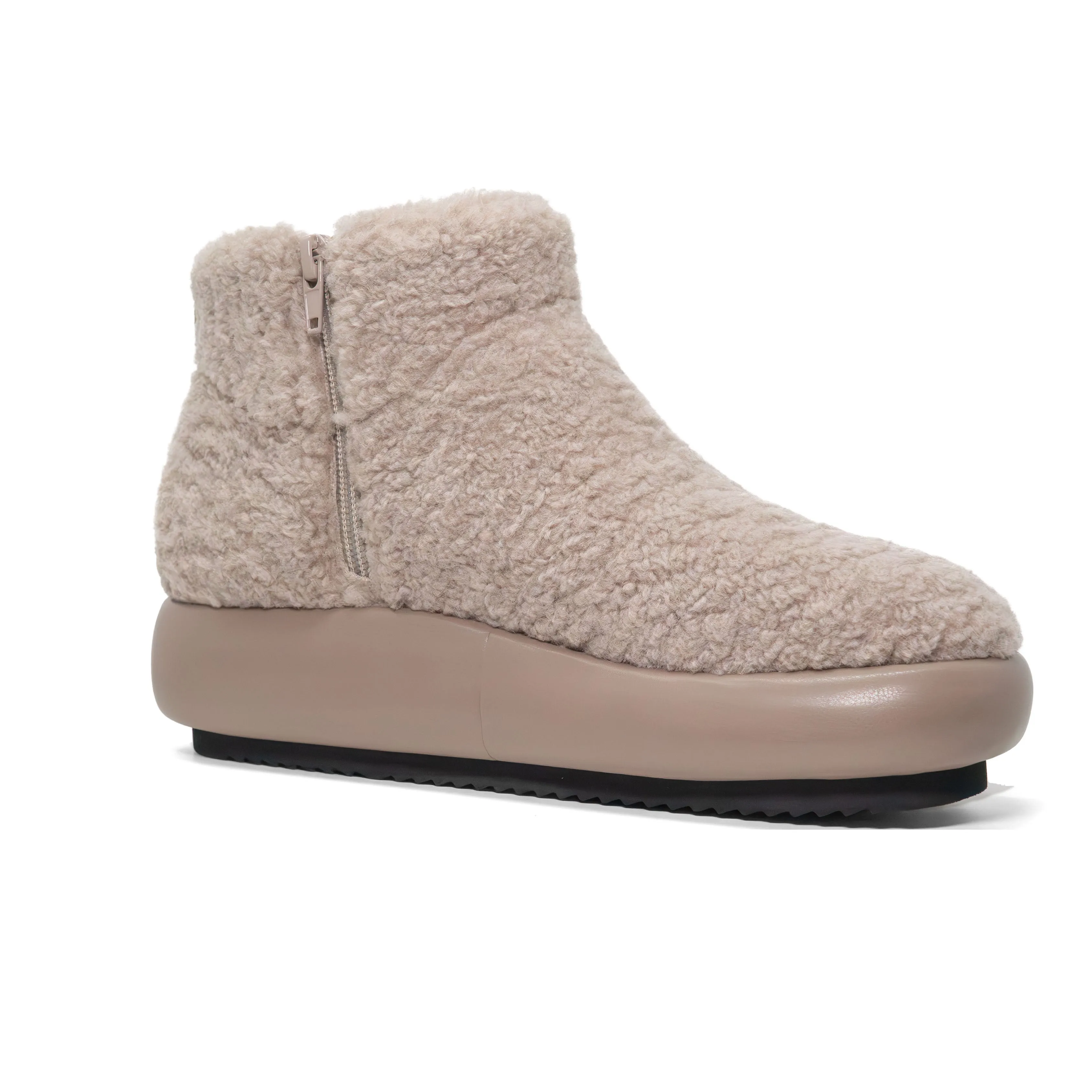 ROAM FUZZY MAGIC MOON BOOTIE CEMENT FAUX SHEARLING