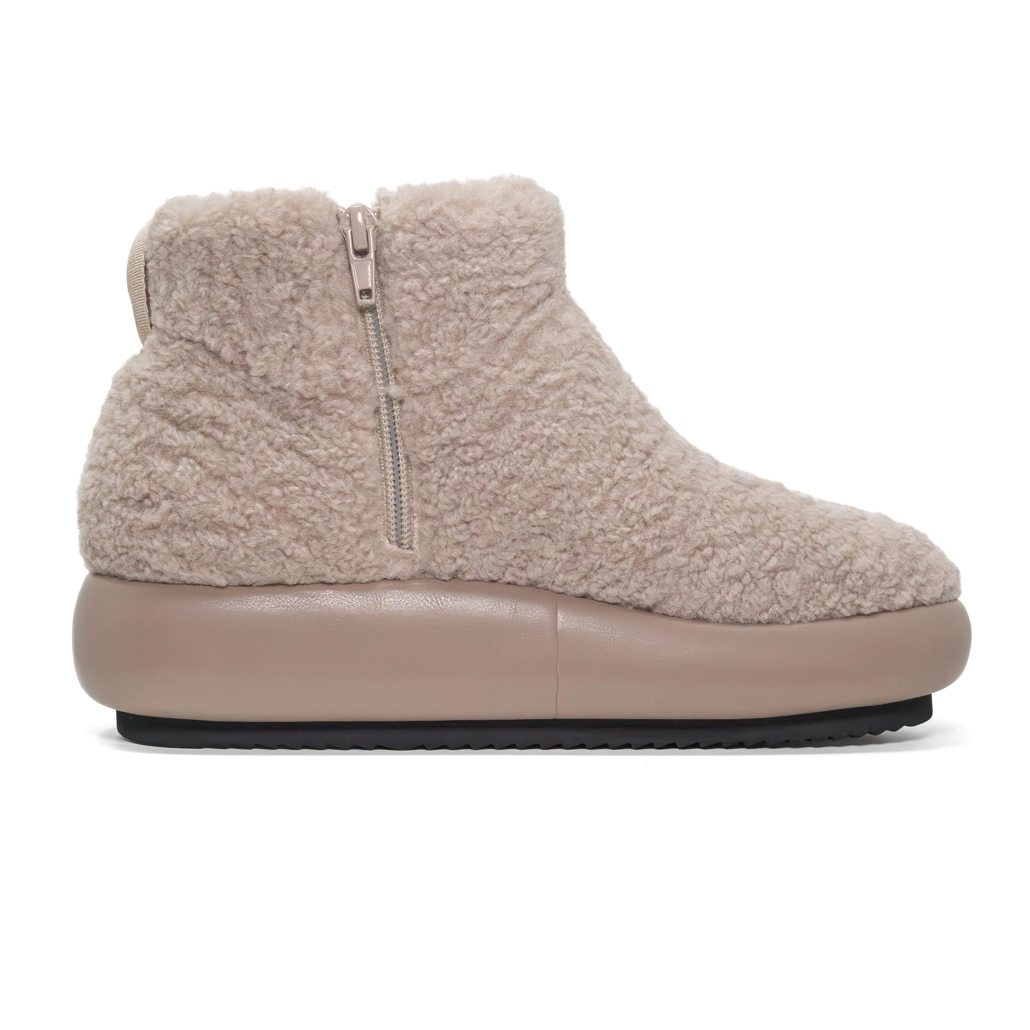 ROAM FUZZY MAGIC MOON BOOTIE CEMENT FAUX SHEARLING