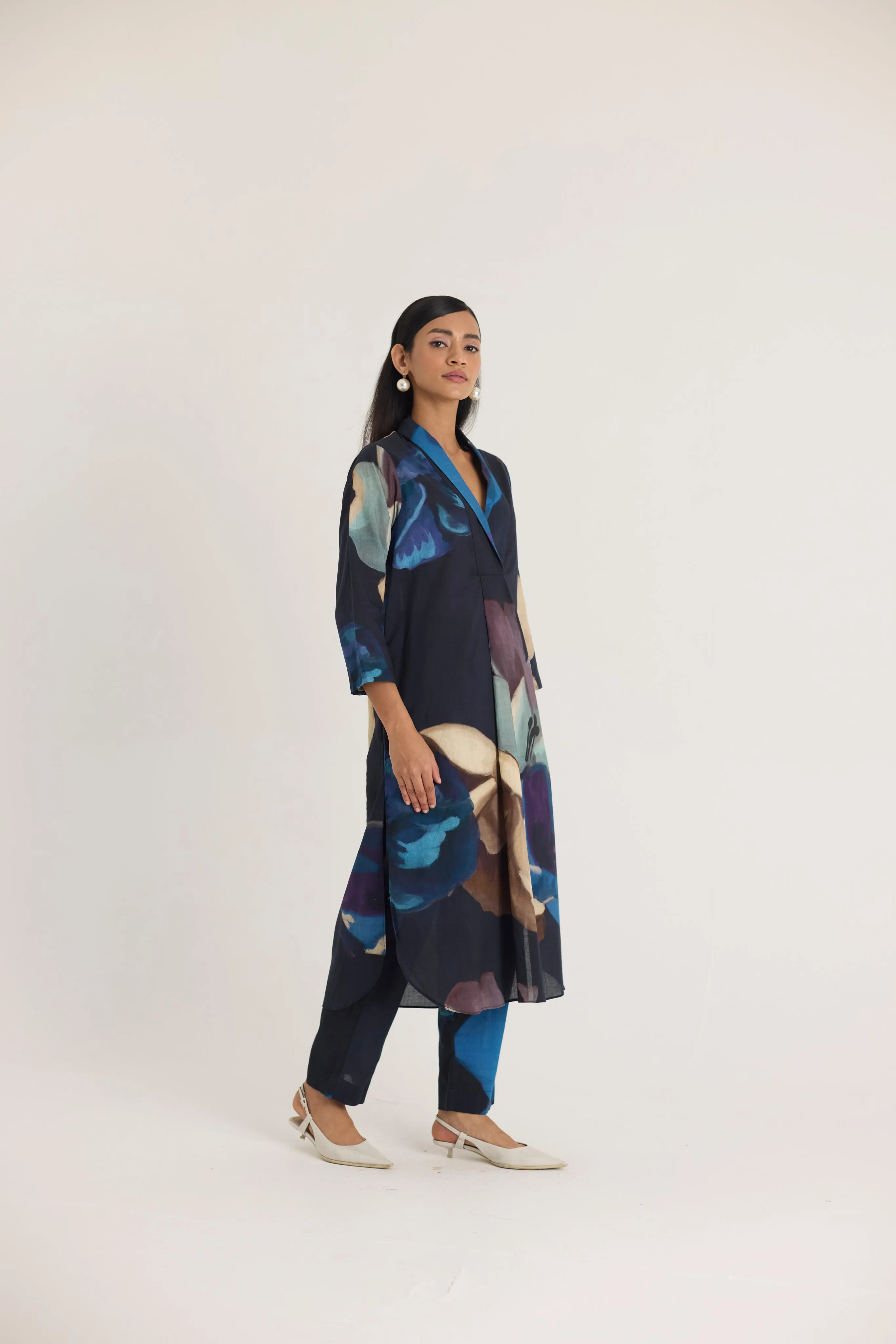 Rocco Shawl Collar Kurta Set