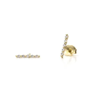 Scalloped Diamond Earrings
