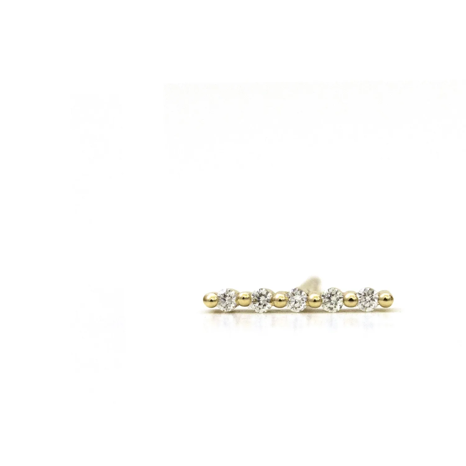 Scalloped Diamond Earrings