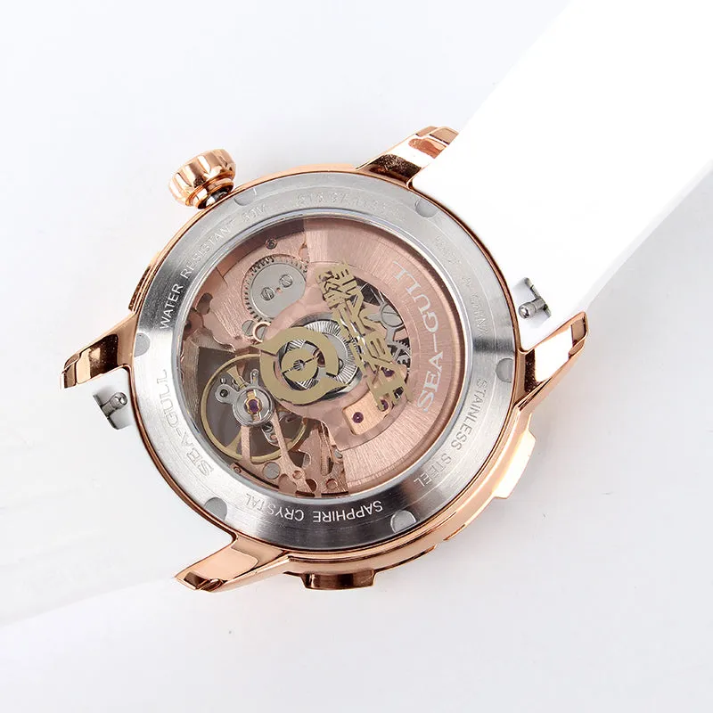 Seagull X King of Glorys (Arena Of Valor) White Unisex Double Skeleton Automatic Watch 515.97.1125KL