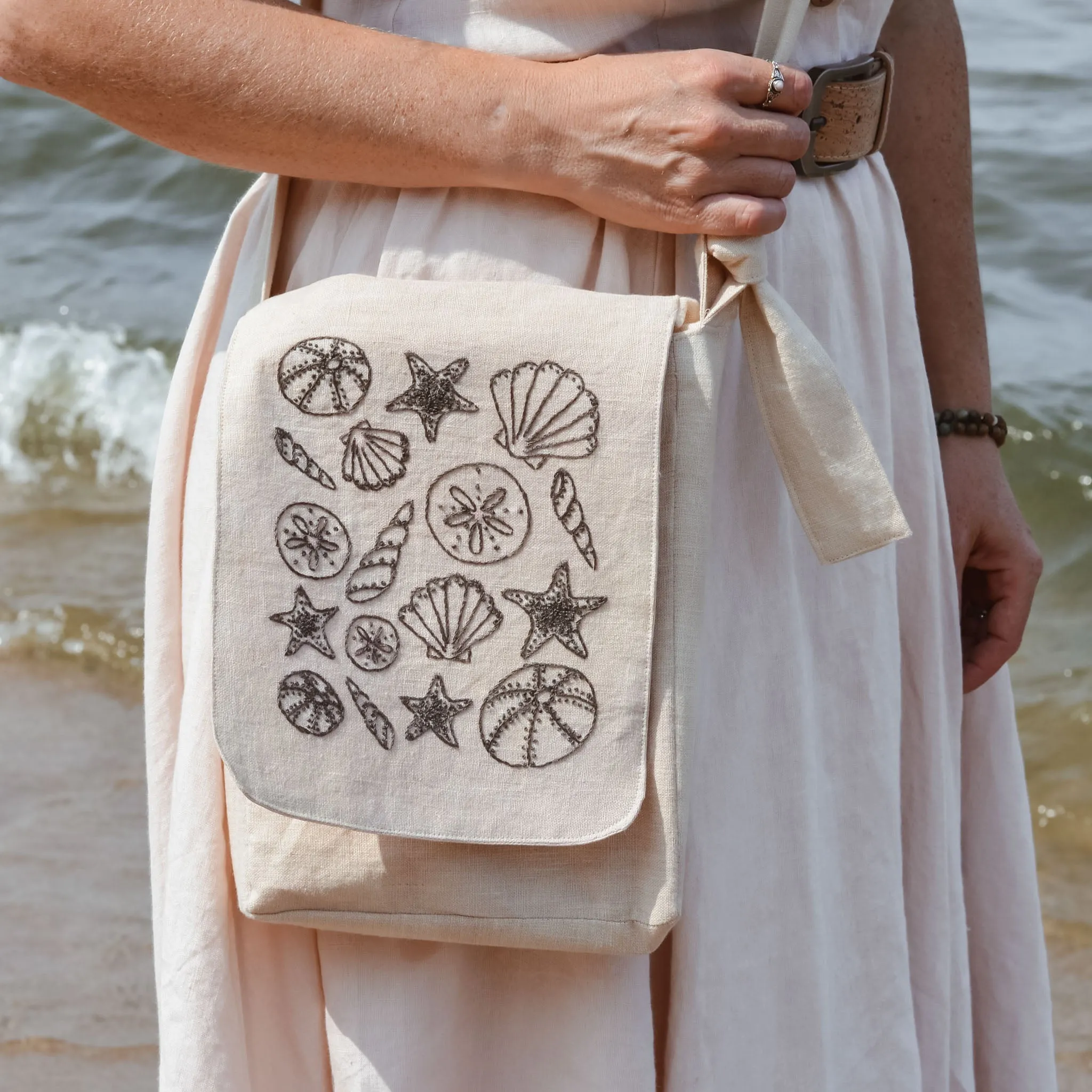 Seashells Embroidery Pattern