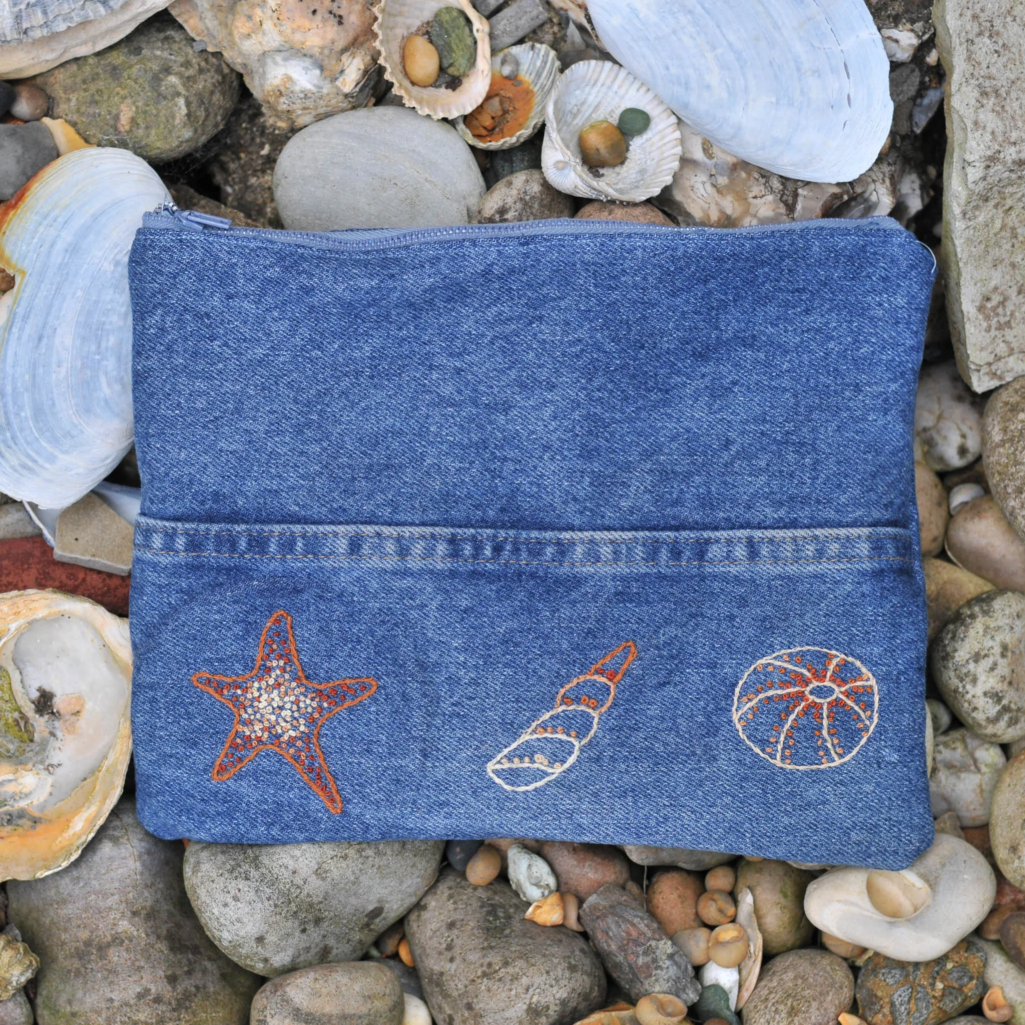 Seashells Embroidery Pattern