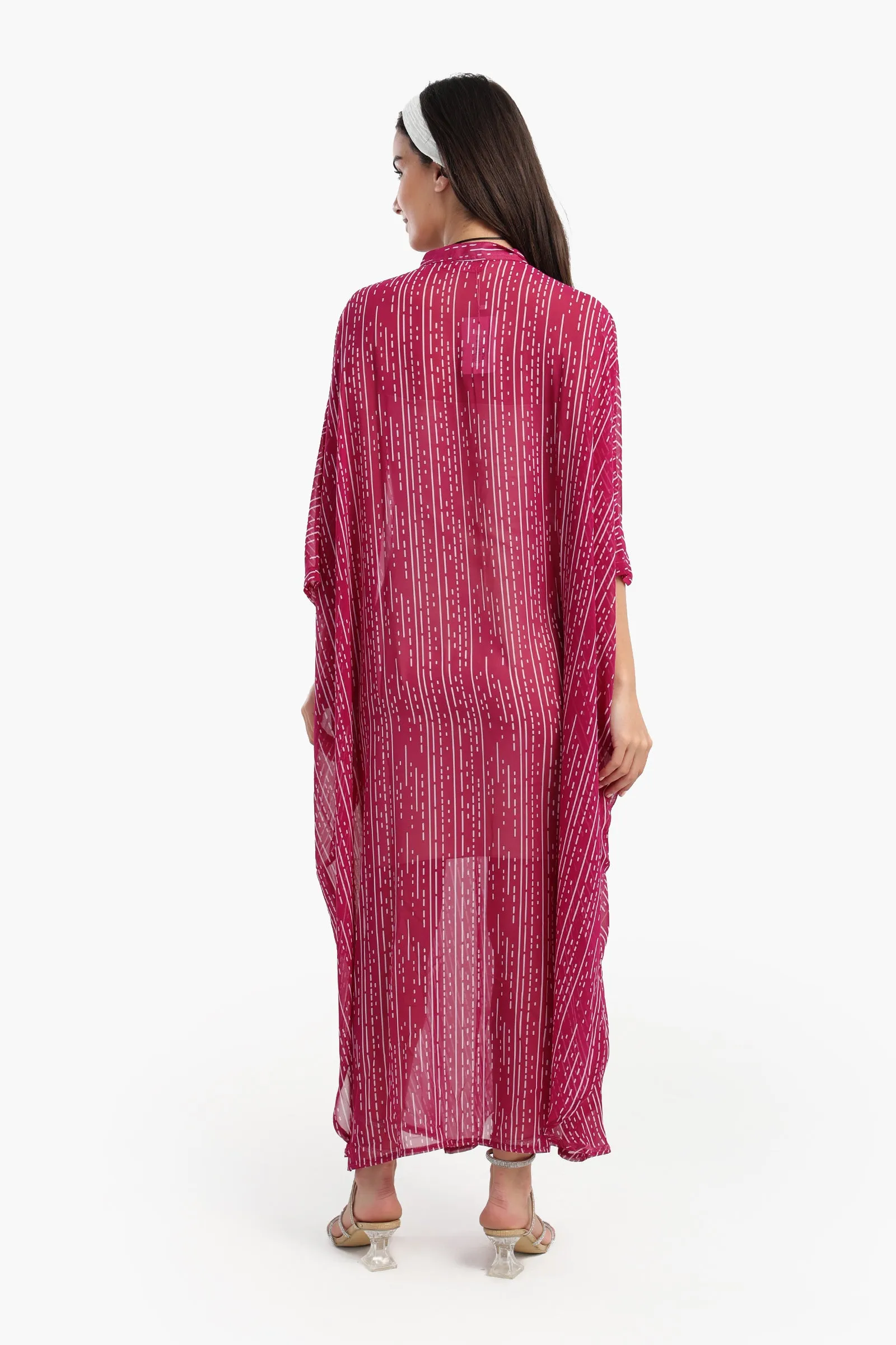 Shirt Dress with Wide Sleeves