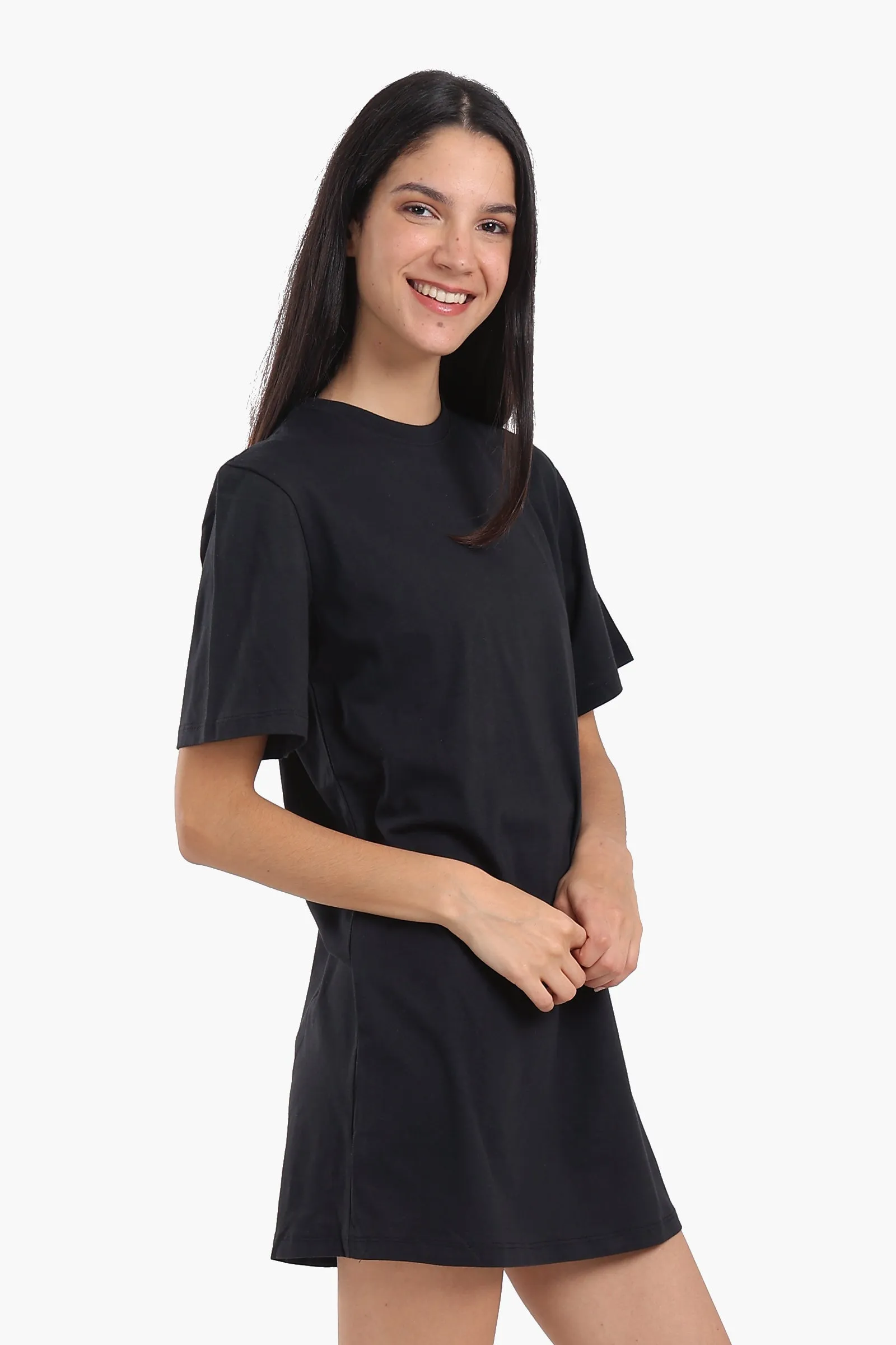 Short Sleeves Cotton Dress