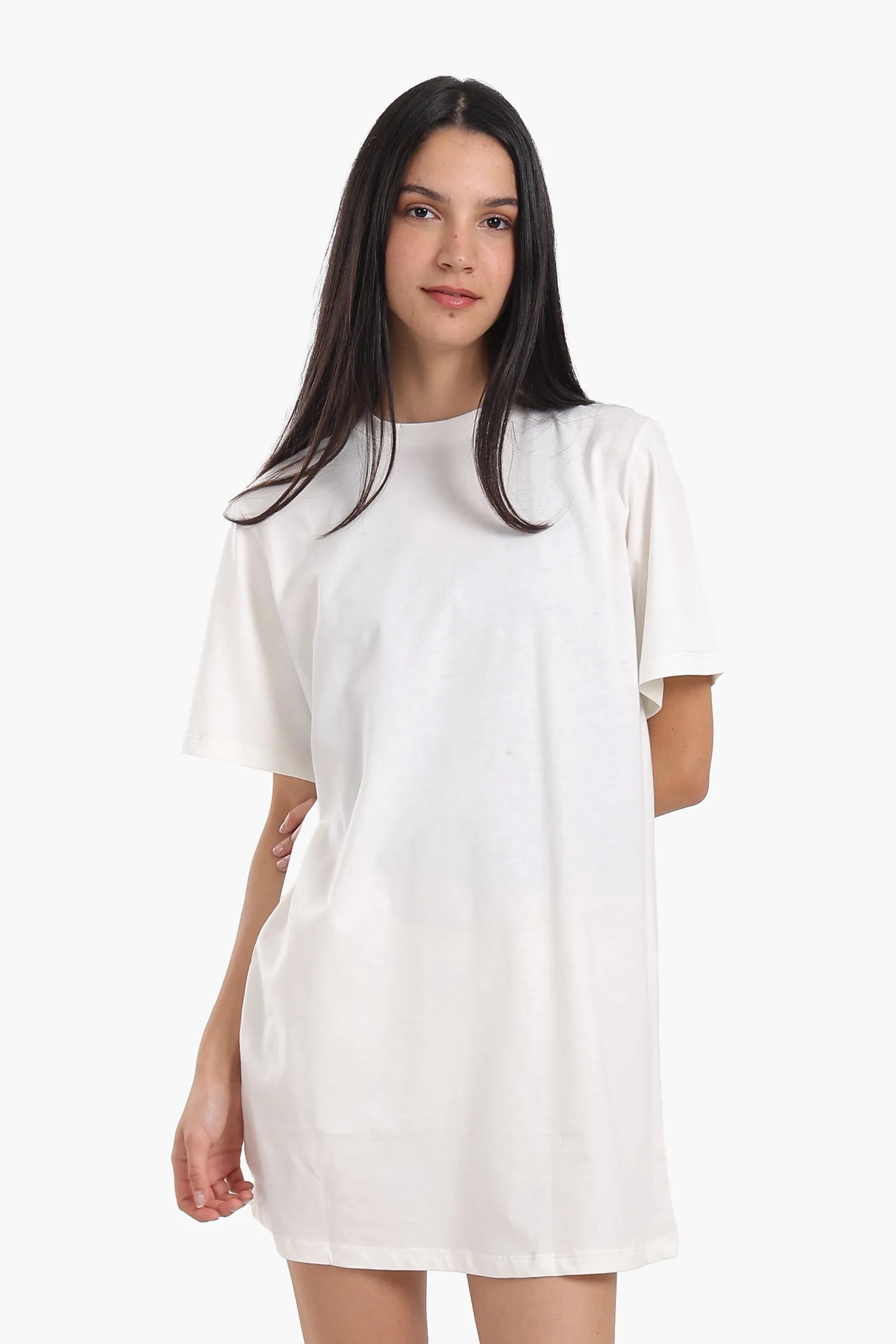 Short Sleeves Cotton Dress