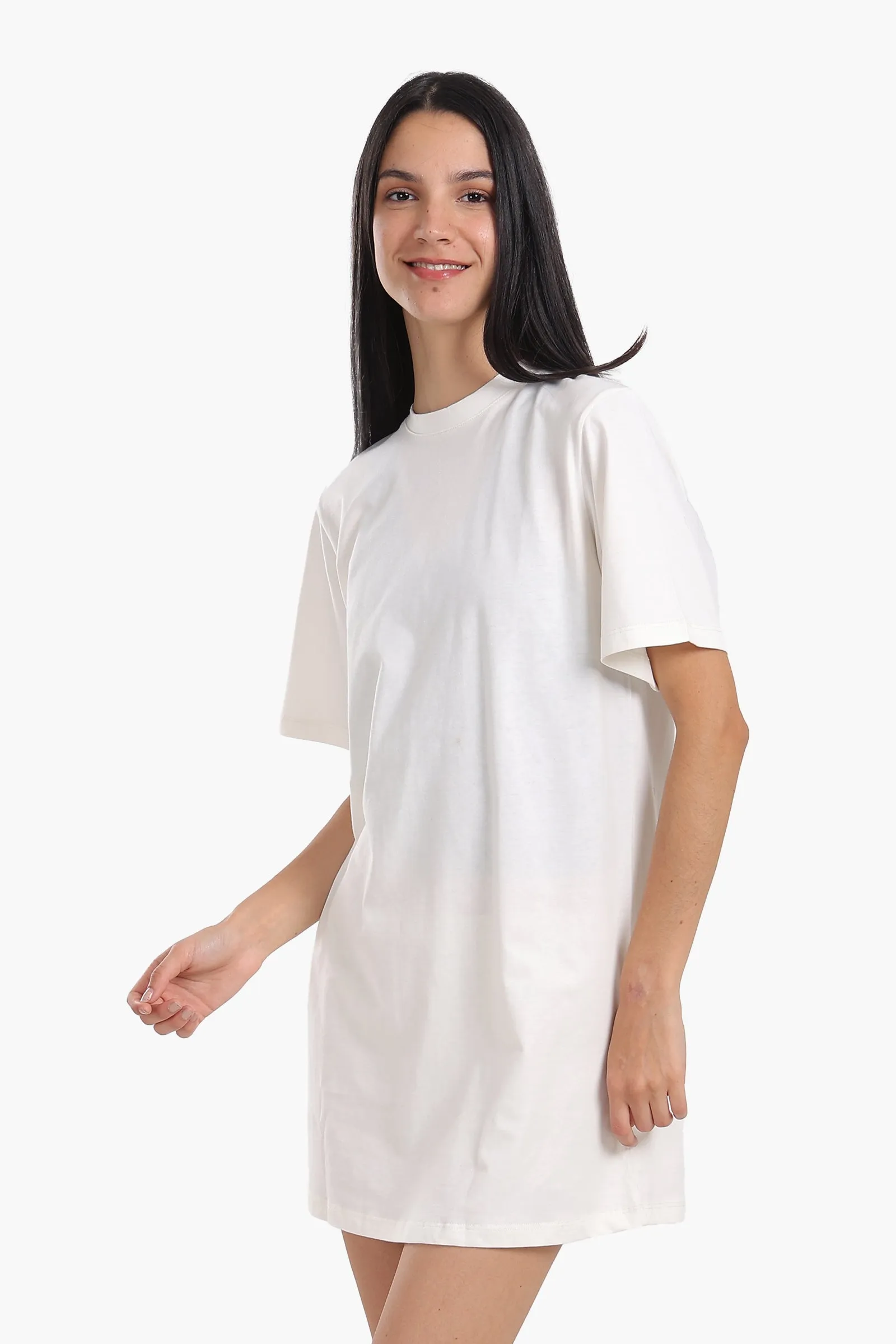 Short Sleeves Cotton Dress