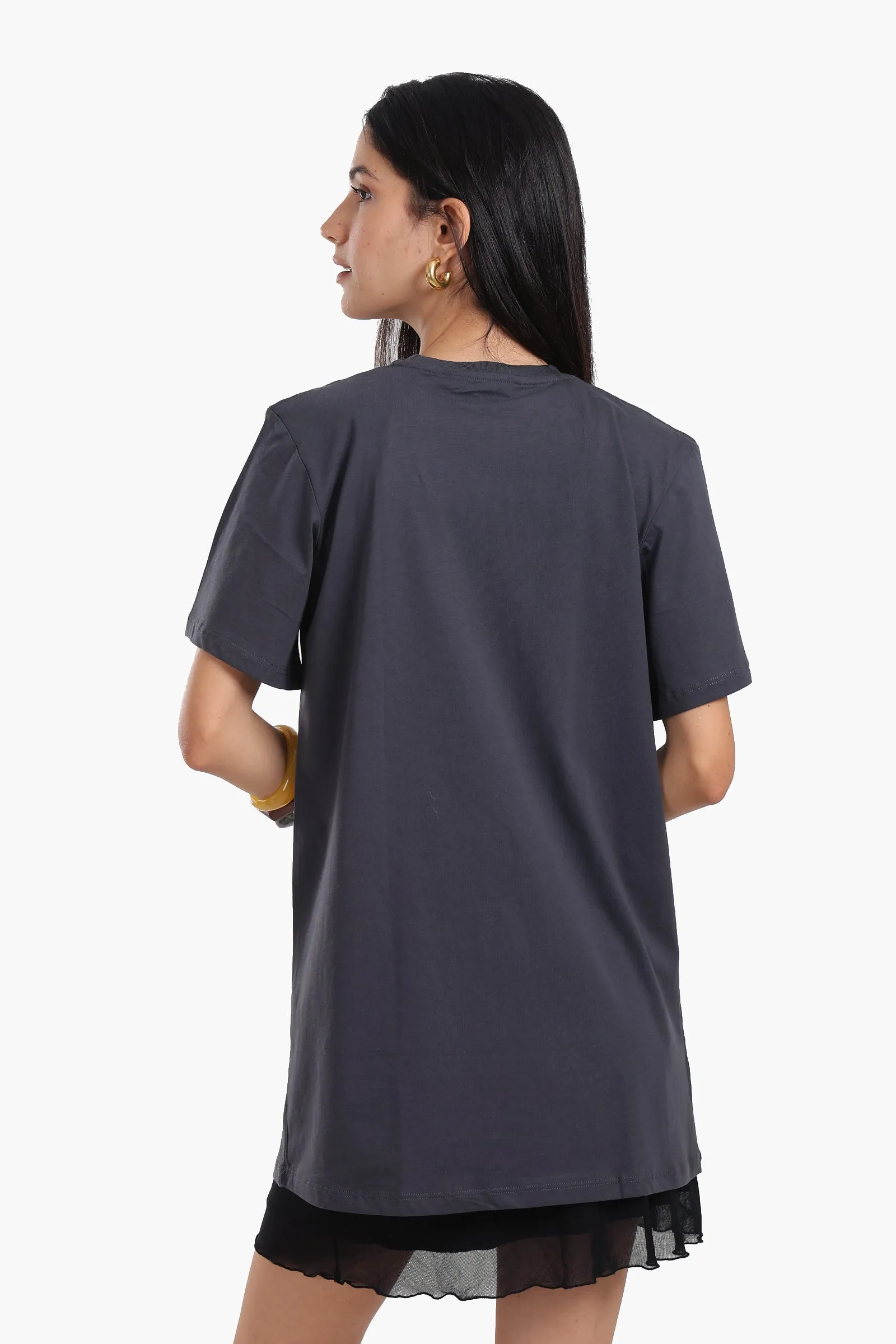 Short Sleeves Cotton Dress