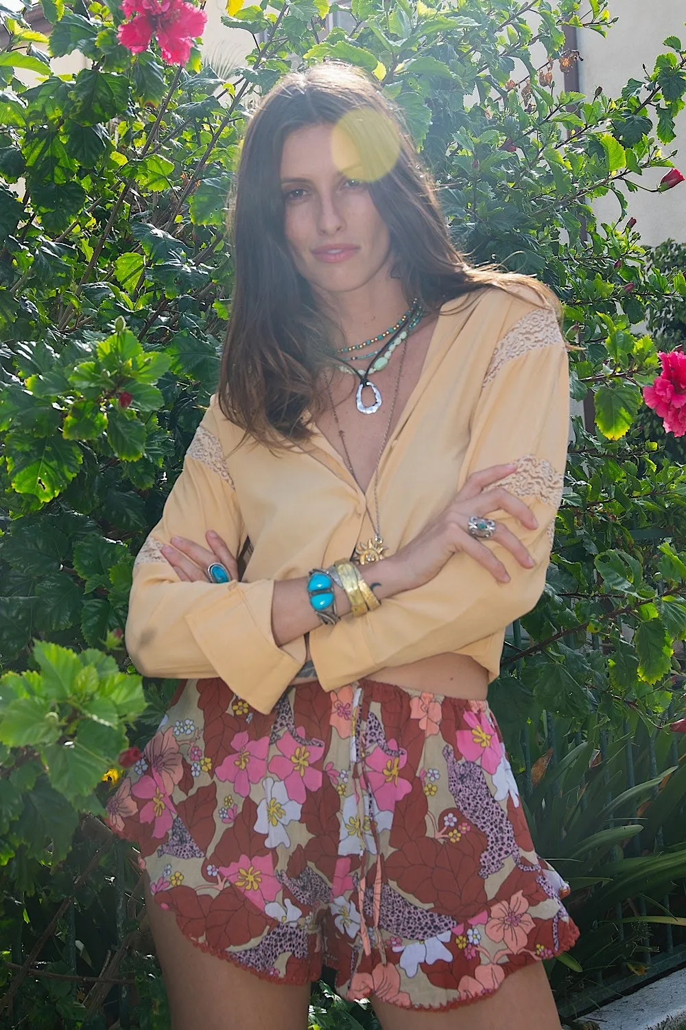 Songbird Cotton Shorts