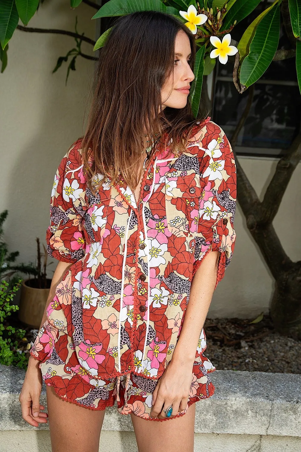 Songbird Cotton Shorts