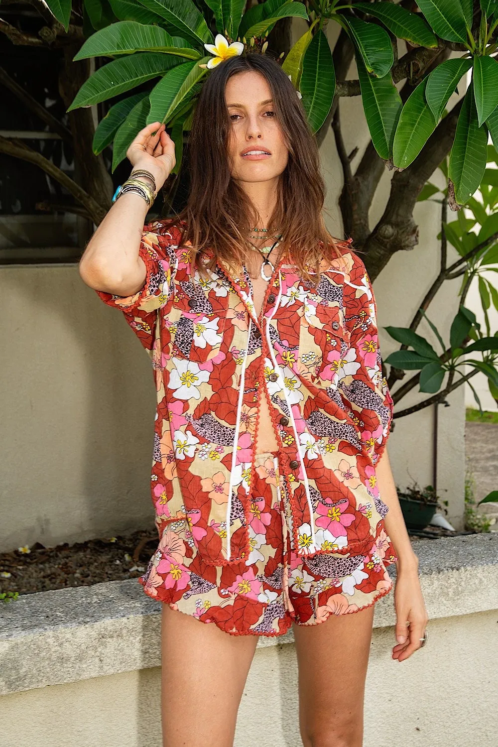 Songbird Cotton Shorts