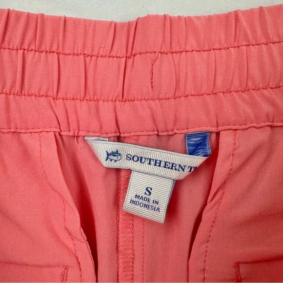 SOUTHERN TIDE Coastal Performance Athletic Shorts in Salmon Pink Size S (NWOT)