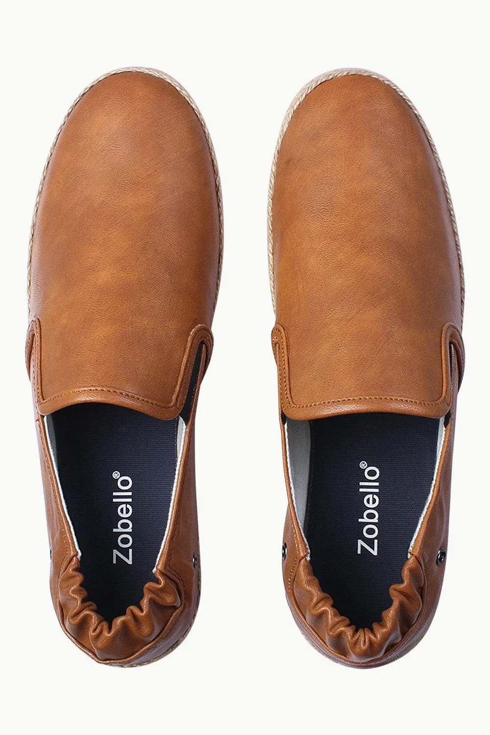 Stretchable Faux Leather Espadrilles