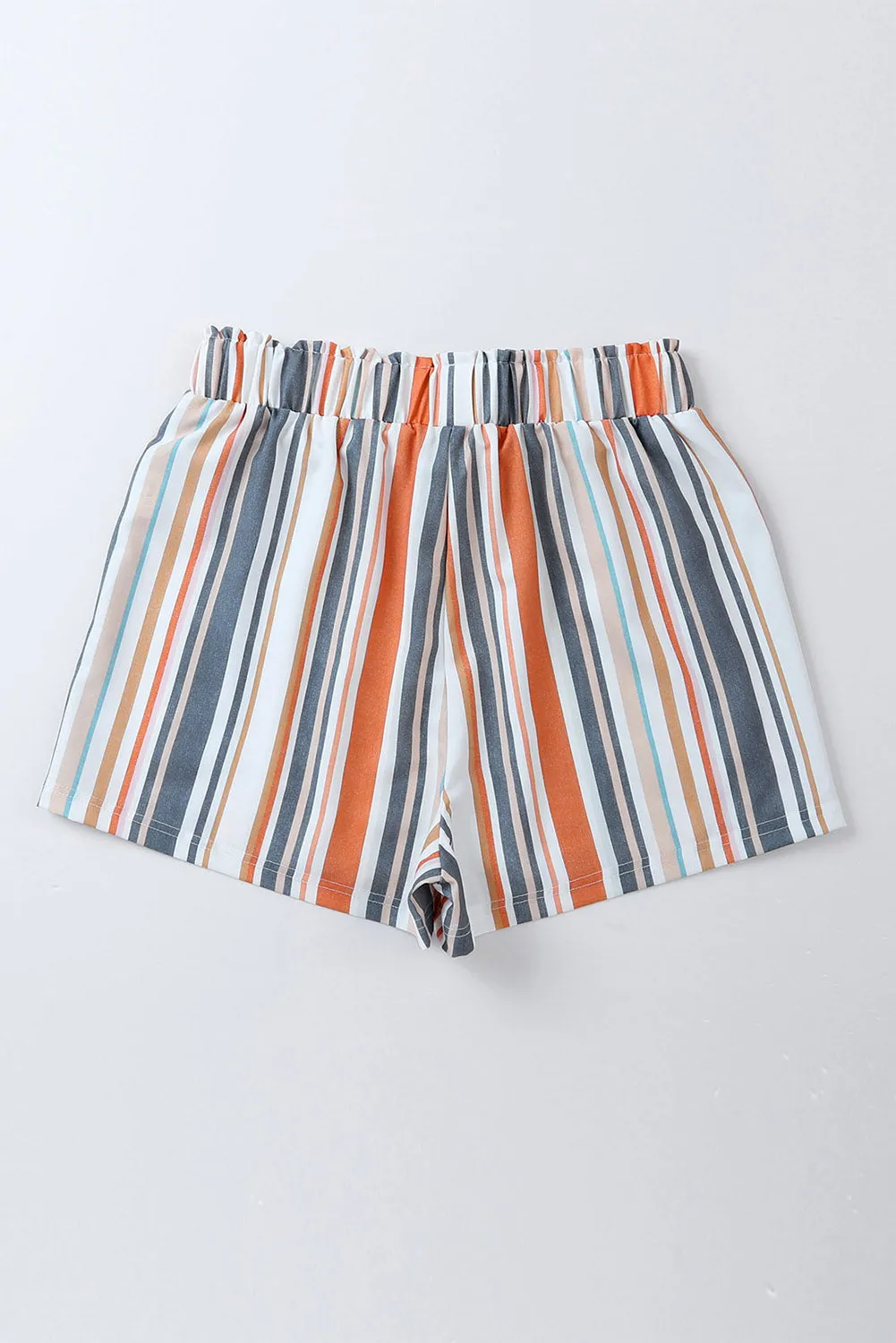 Stripe Vintage Washed Shorts
