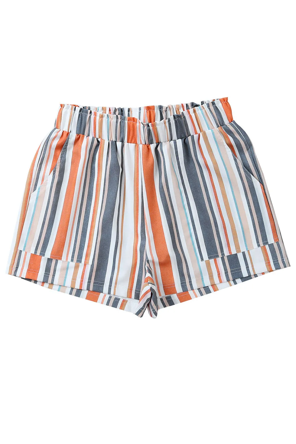 Stripe Vintage Washed Shorts