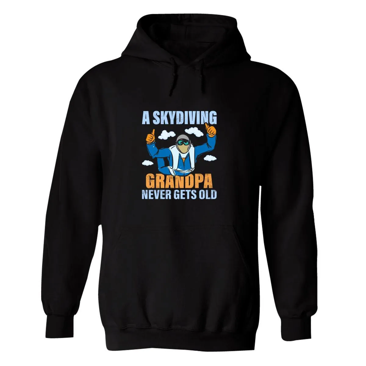 Sudadera Hombre  Hoodie Paracaidismo Deporte Vintage 001