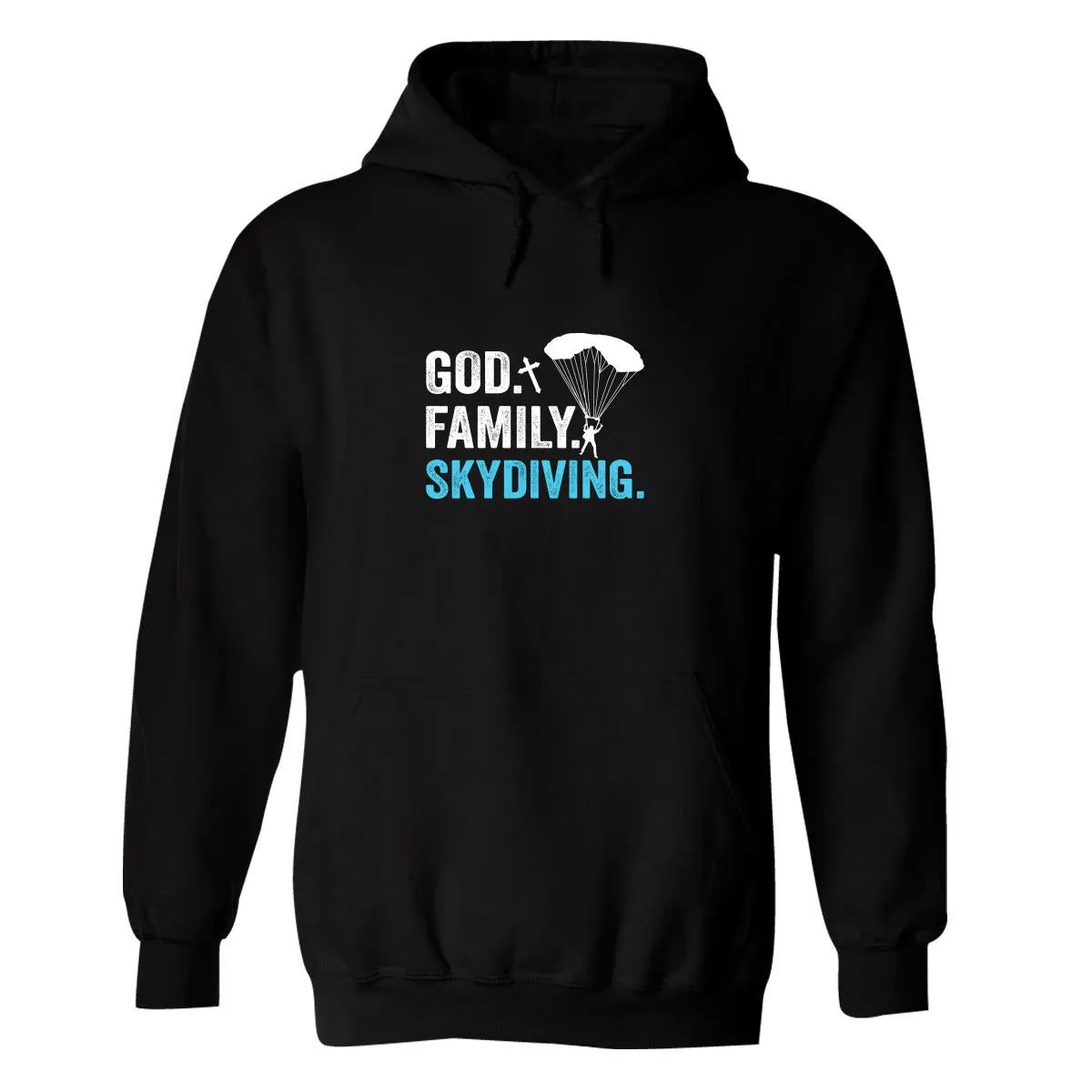 Sudadera Hombre  Hoodie Paracaidismo Deporte Vintage 008