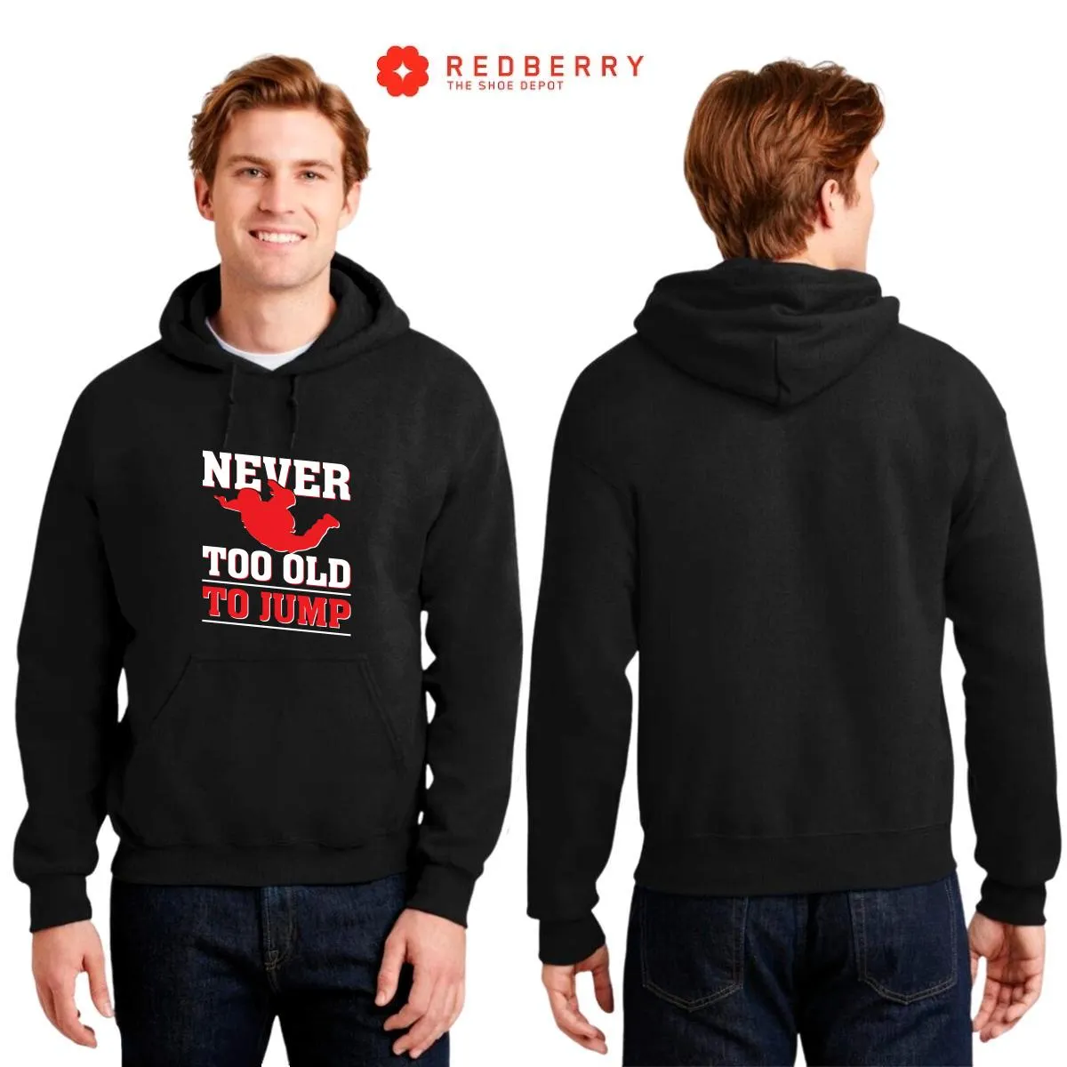 Sudadera Hombre  Hoodie Paracaidismo Deporte Vintage 025