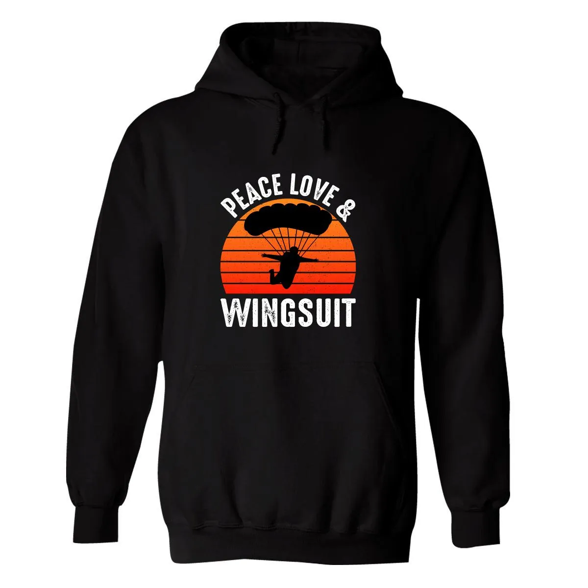 Sudadera Hombre  Hoodie Paracaidismo Deporte Vintage 029