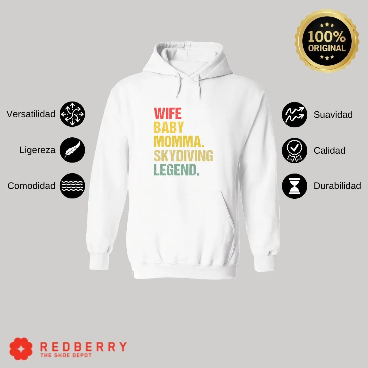 Sudadera Hombre  Hoodie Paracaidismo Deporte Vintage 045