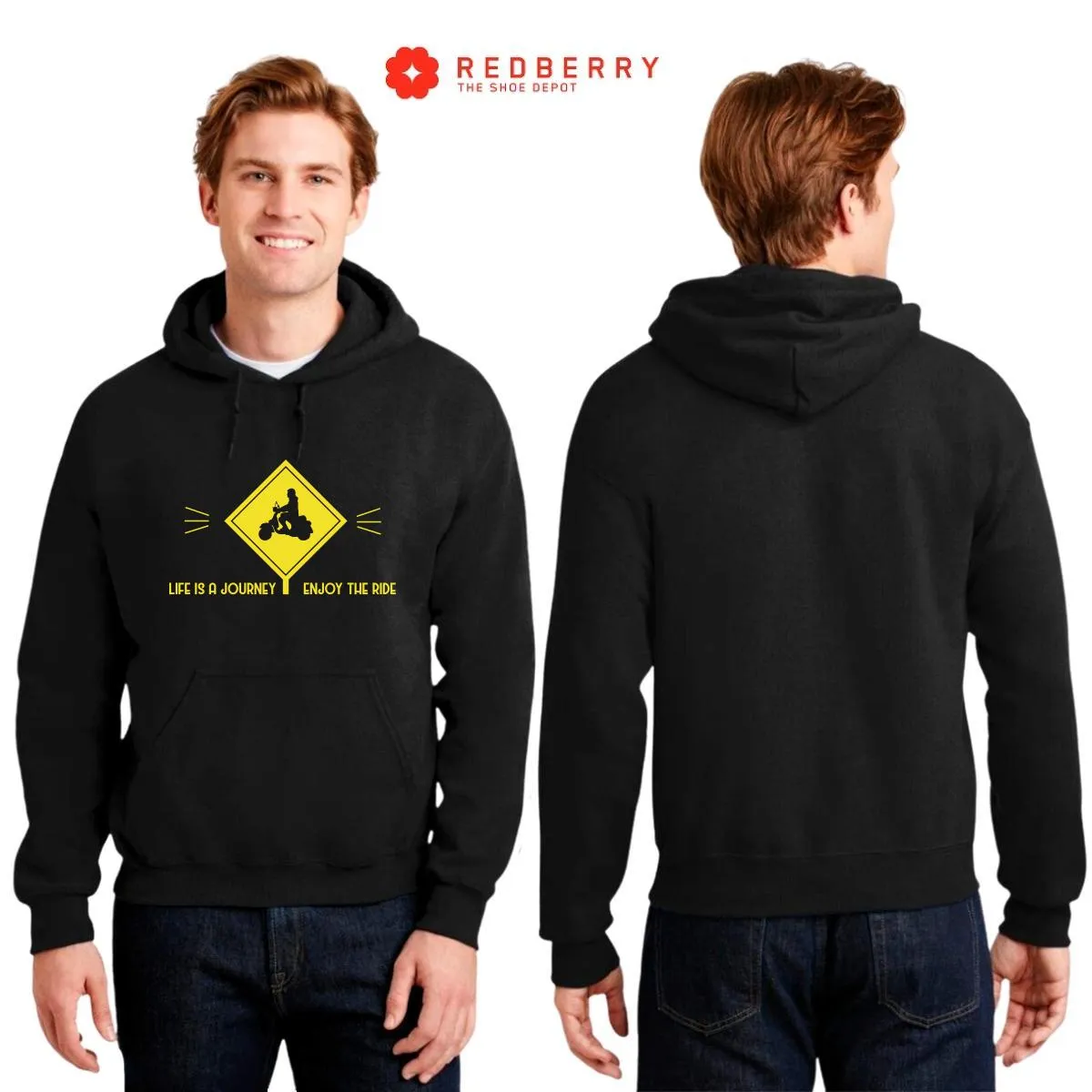 Sudadera Hombre  Hoodie Scooter Moto Biker Vintage 024