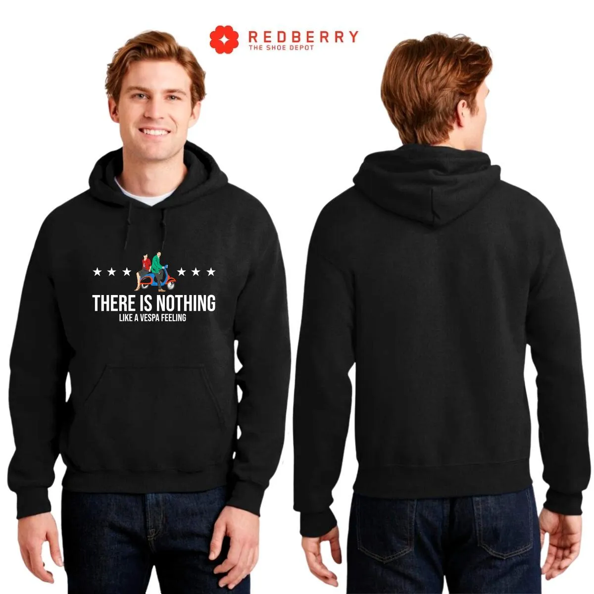 Sudadera Hombre  Hoodie Scooter Moto Biker Vintage 044