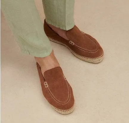 Suede Loafers Espadrilles |