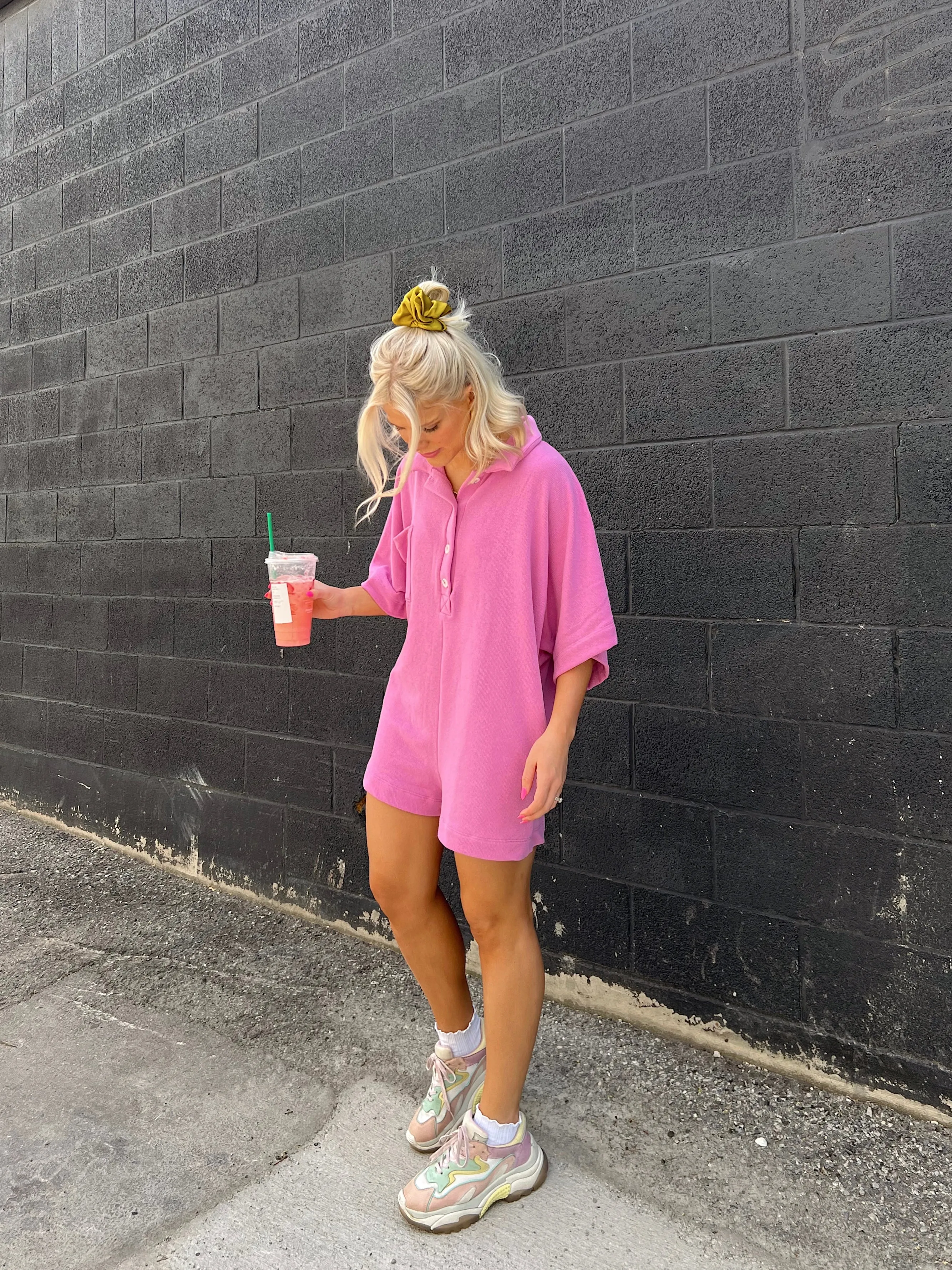 Summer BFF Romper// Peony *RESTOCKED*