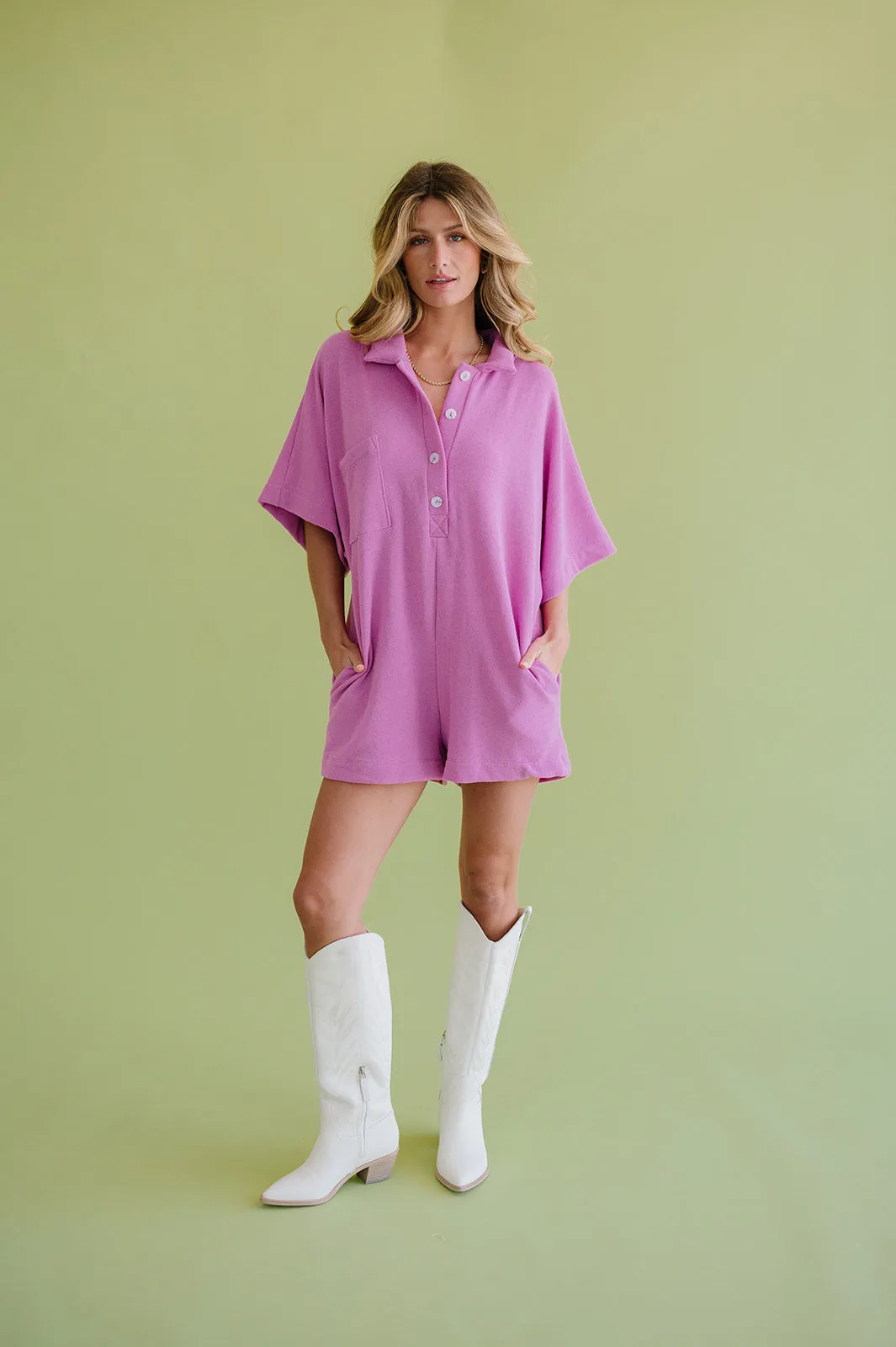 Summer BFF Romper// Peony *RESTOCKED*