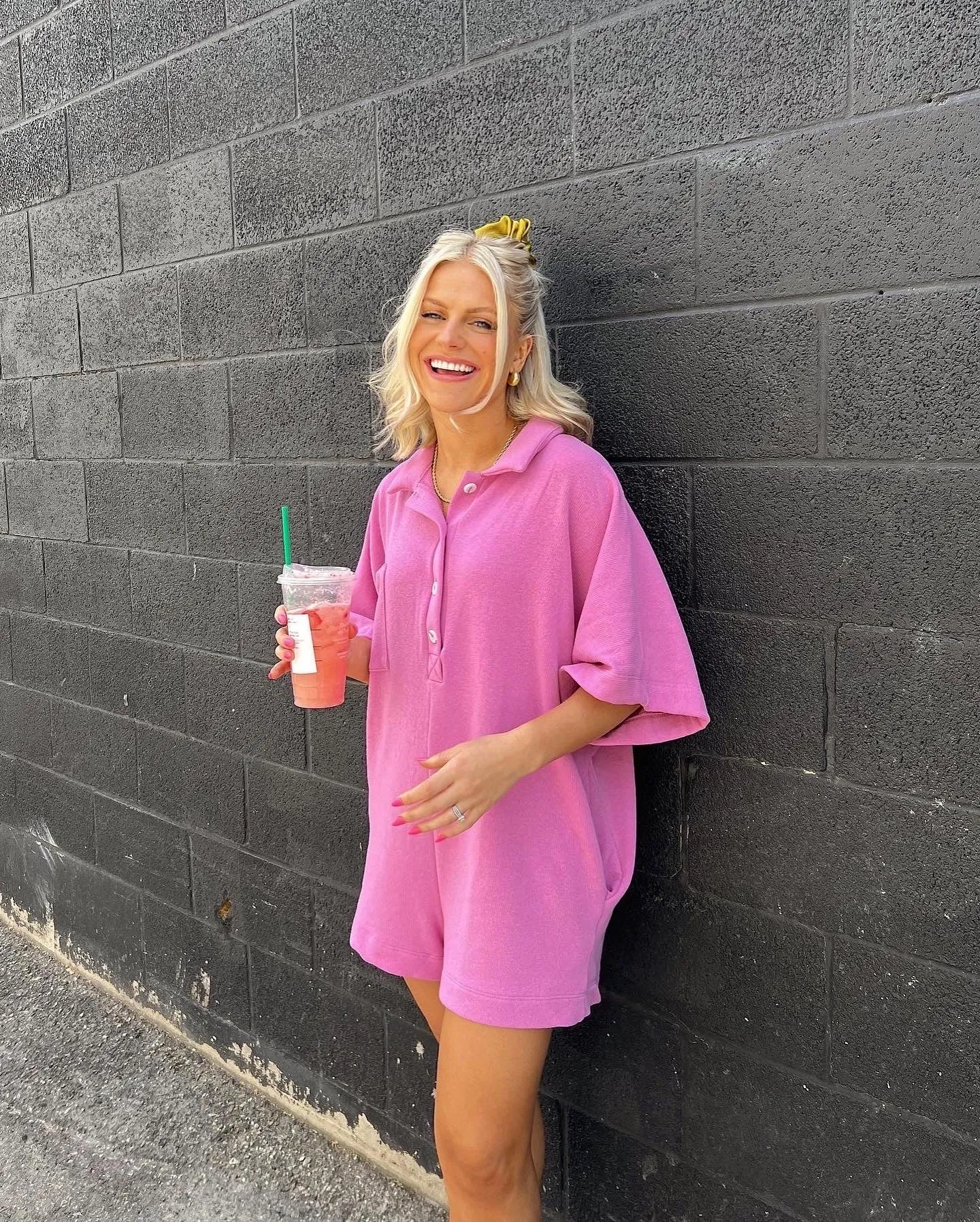 Summer BFF Romper// Peony *RESTOCKED*