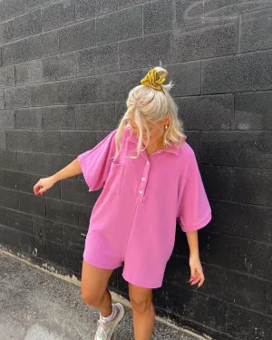 Summer BFF Romper// Peony *RESTOCKED*