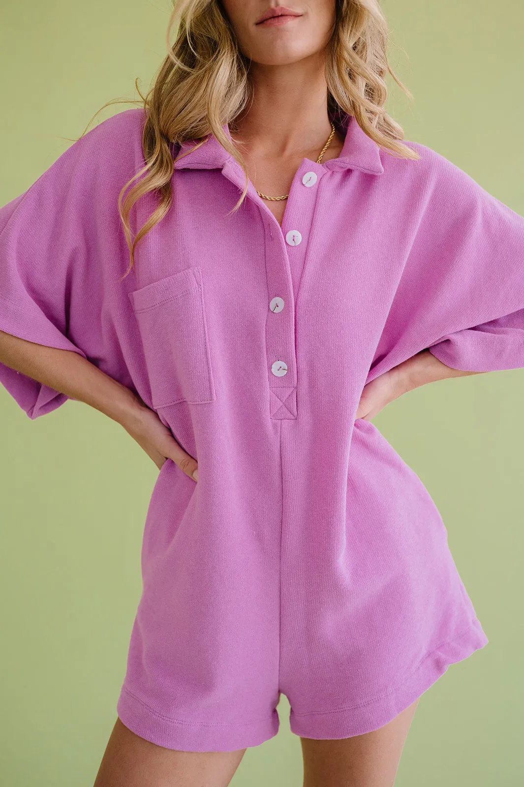 Summer BFF Romper// Peony *RESTOCKED*