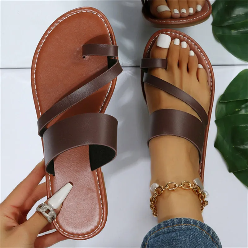 Summer Women's Outer Wear Super Light Flat Slippers for Swimming