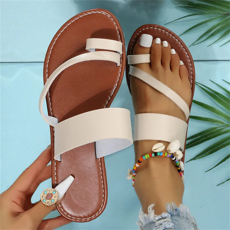 Summer Women's Outer Wear Super Light Flat Slippers for Swimming