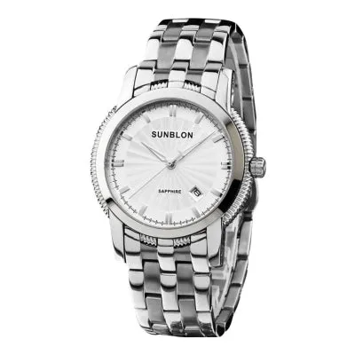 SUNBLON Water Resistant Stainless Steel Men's Quartz Watch