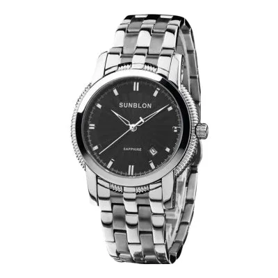 SUNBLON Water Resistant Stainless Steel Men's Quartz Watch