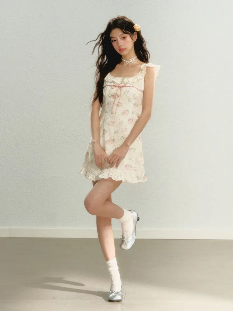 Sweet Blossom Ruffle Dress