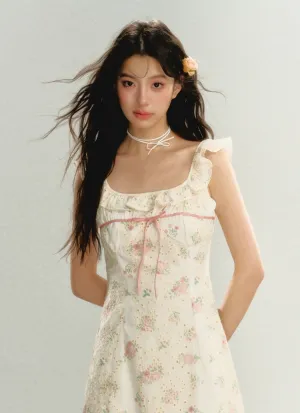 Sweet Blossom Ruffle Dress