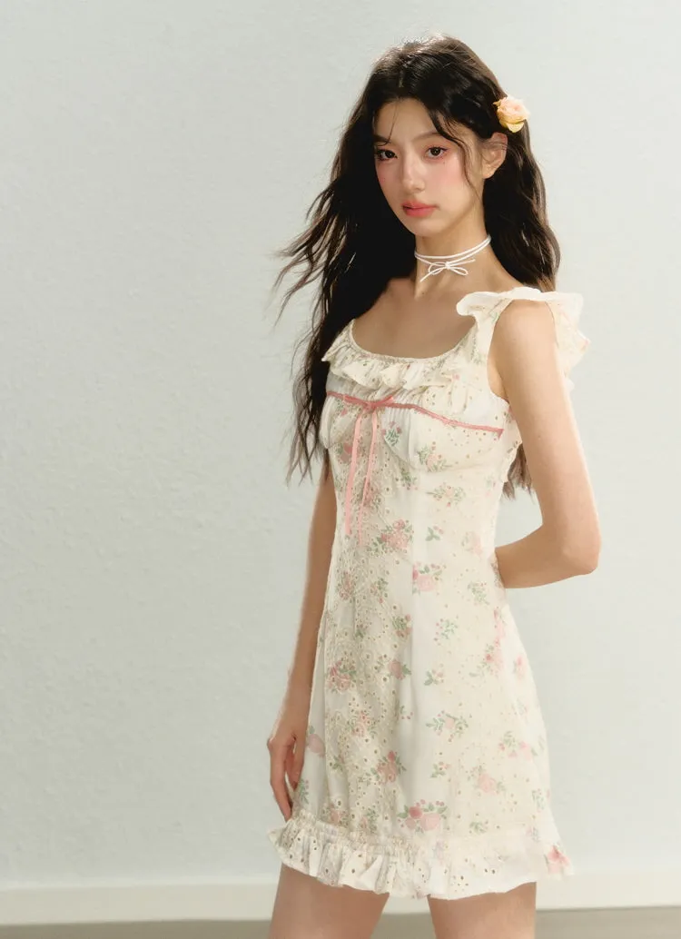 Sweet Blossom Ruffle Dress
