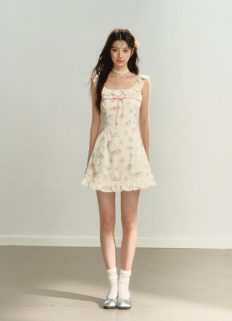 Sweet Blossom Ruffle Dress